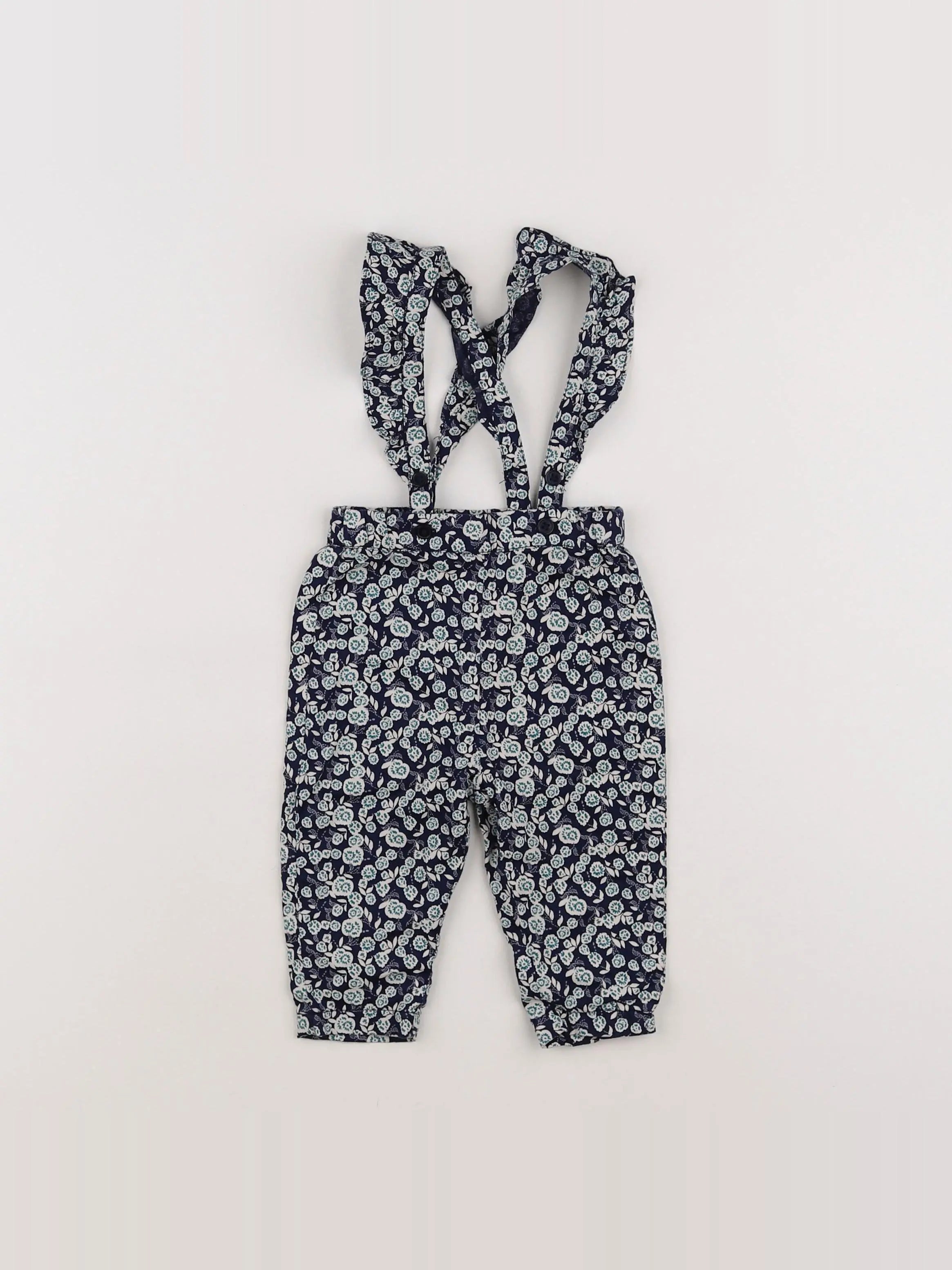 Boutchou - pantalon bleu - 3 mois