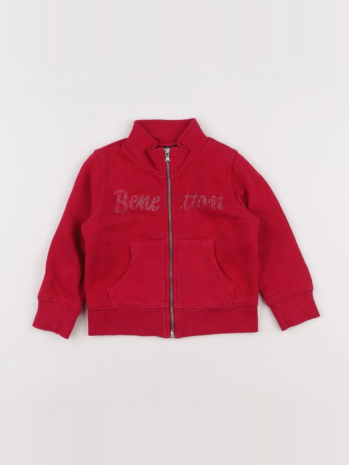 Benetton - sweat rose - 18 mois