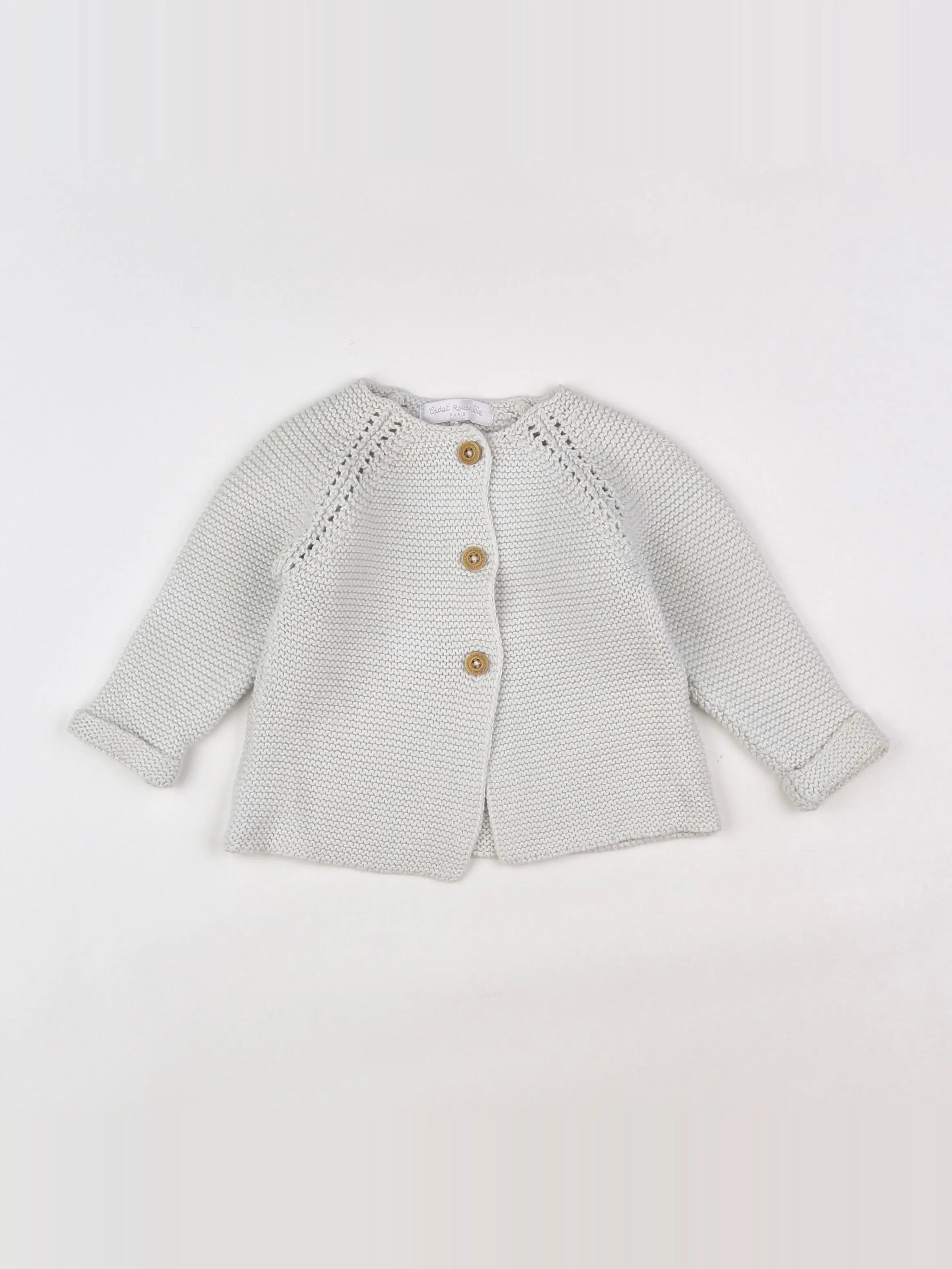 Cadet Rousselle - gilet gris - 6 mois