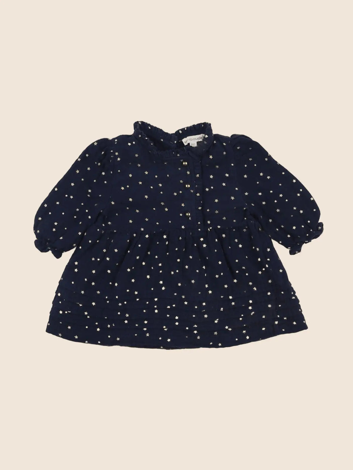 Vertbaudet - robe bleu - 3 mois