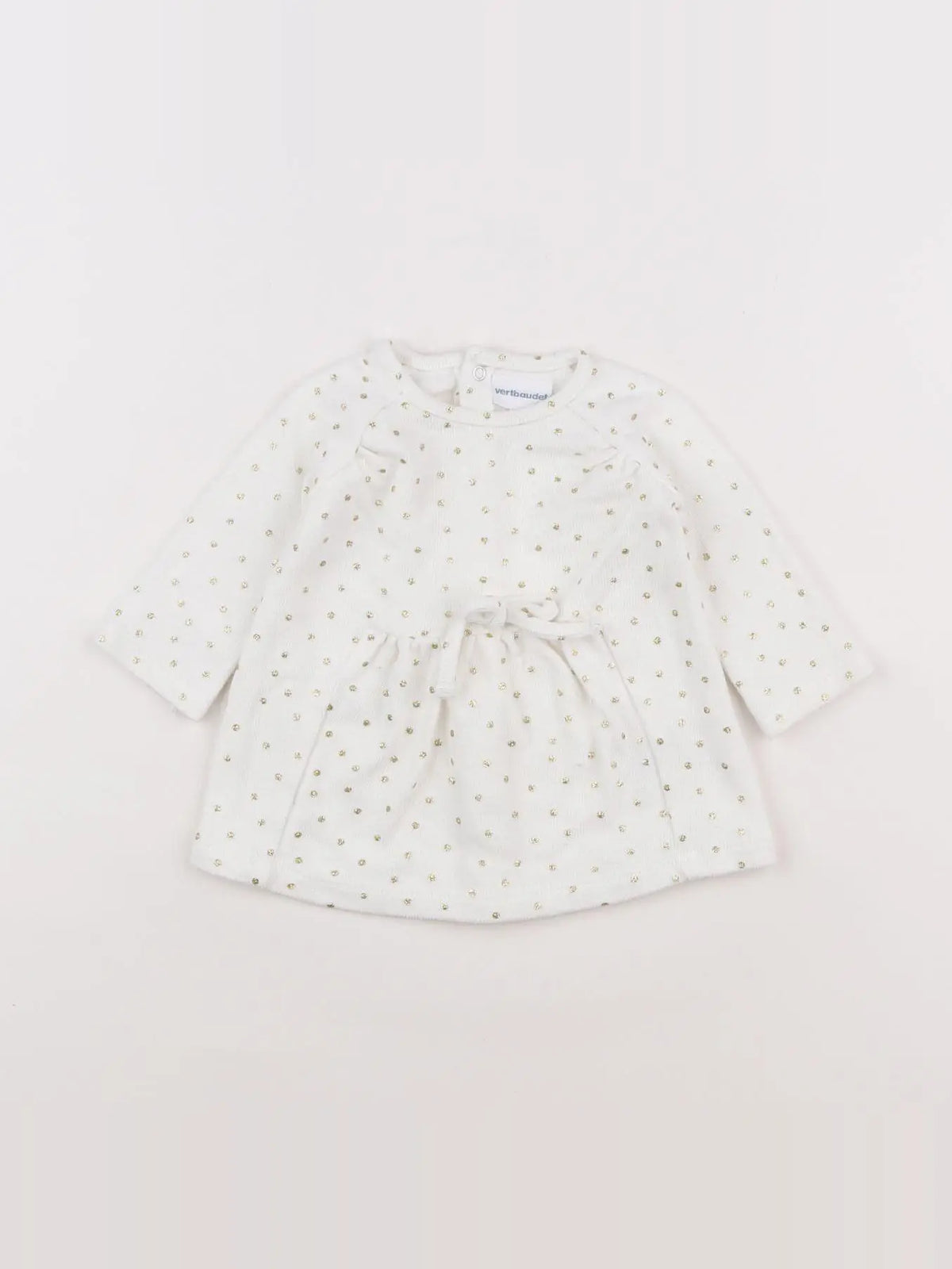 Vertbaudet - robe blanc - 3 mois