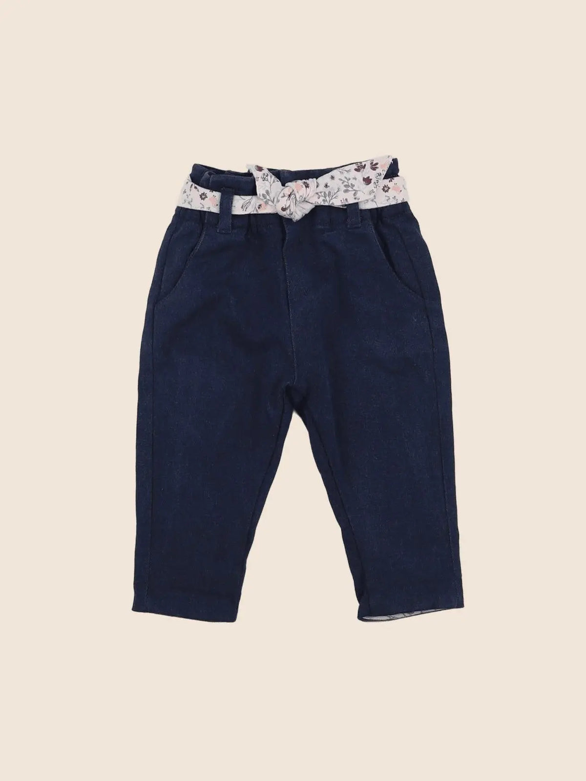 Vertbaudet - pantalon bleu - 3 mois