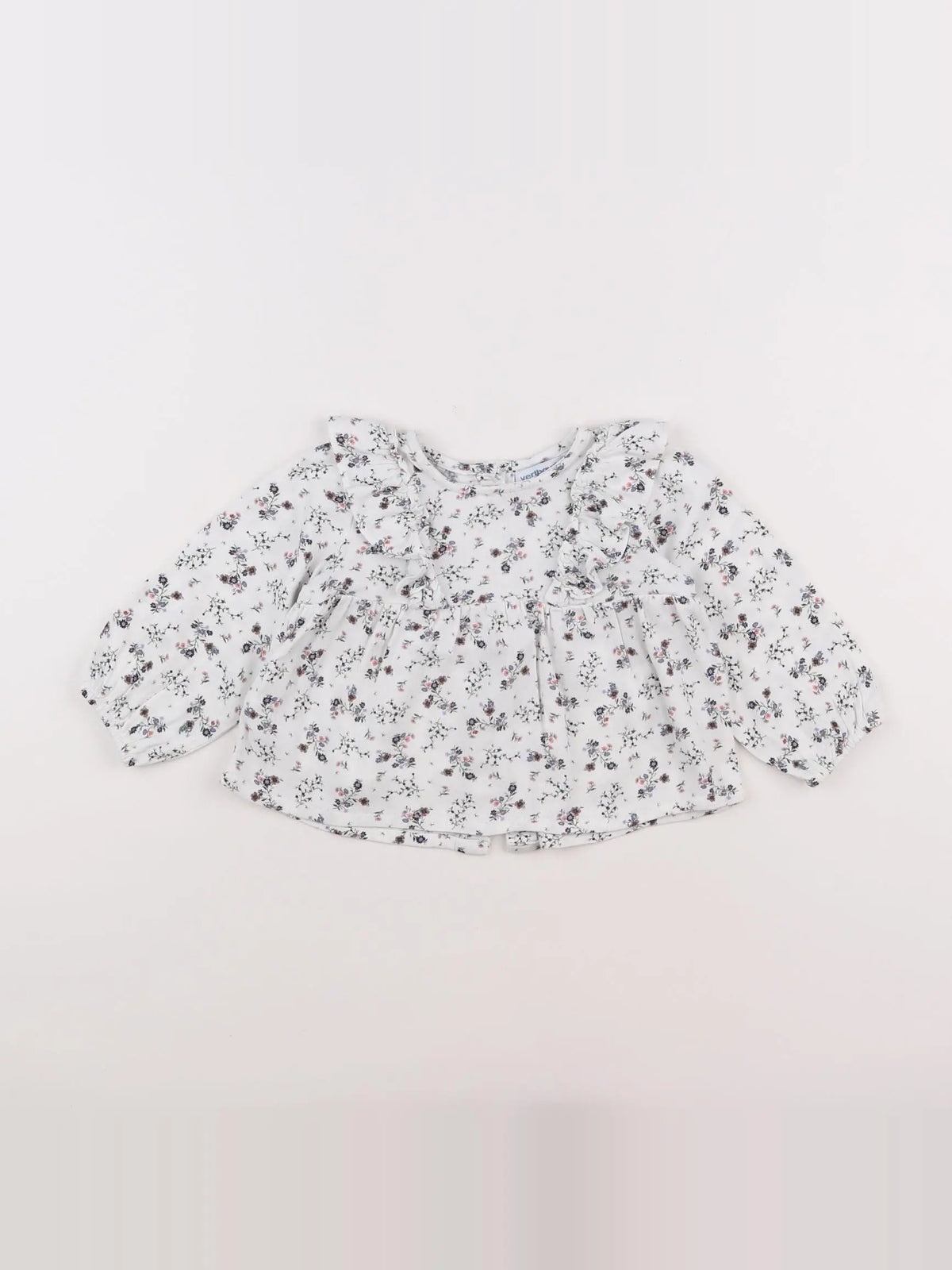 Vertbaudet - blouse blanc - 12 mois