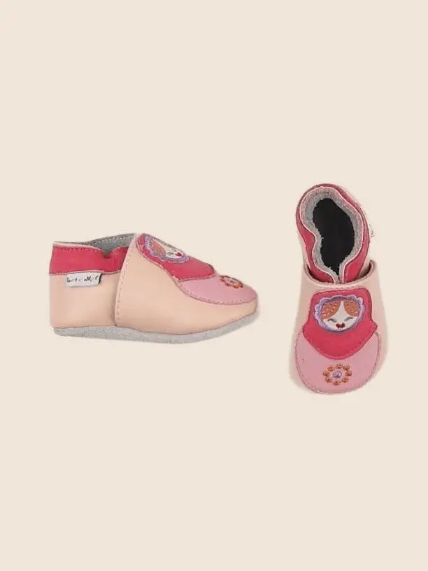 Lait et Miel - chaussons rose - pointure 15/17