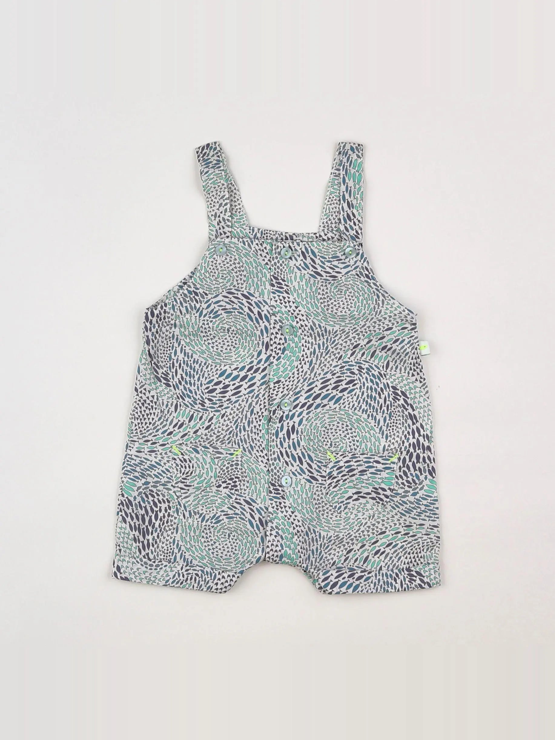 Absorba - combinaison blanc, bleu, vert - 3 mois