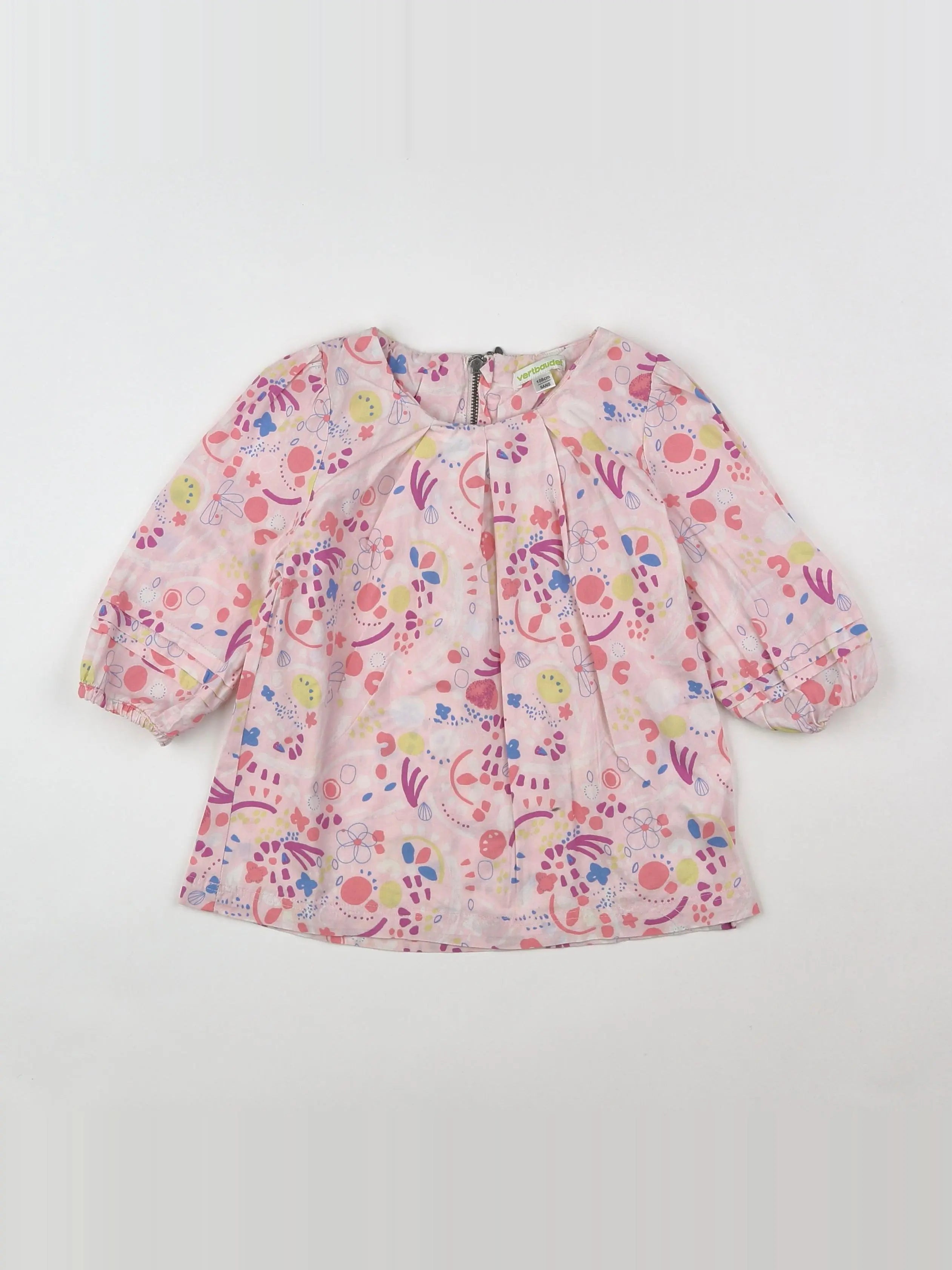 Vertbaudet - robe multicolore - 5 ans