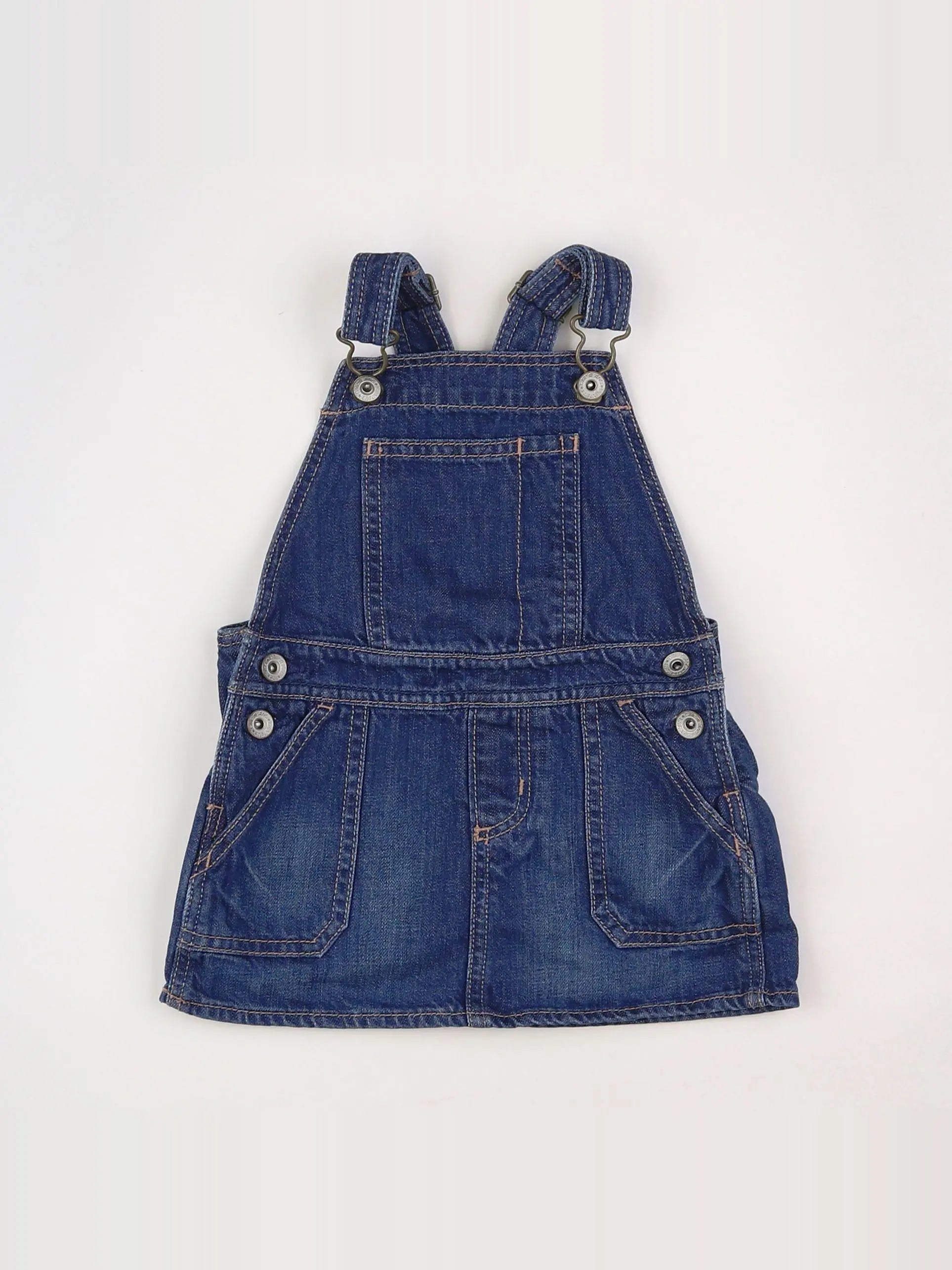 GAP - robe bleu - 12/18 mois