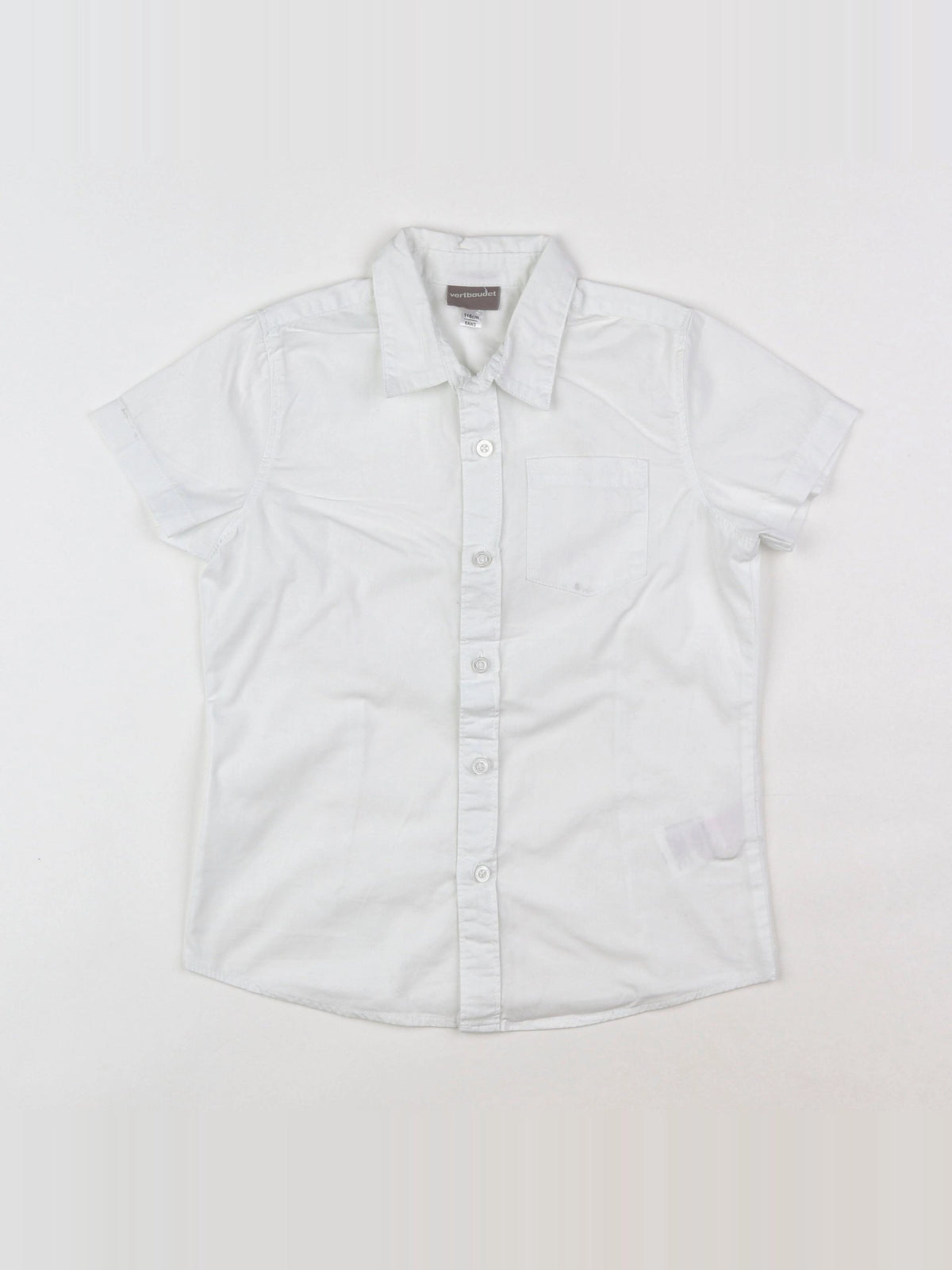 Vertbaudet - chemise blanc - 6 ans