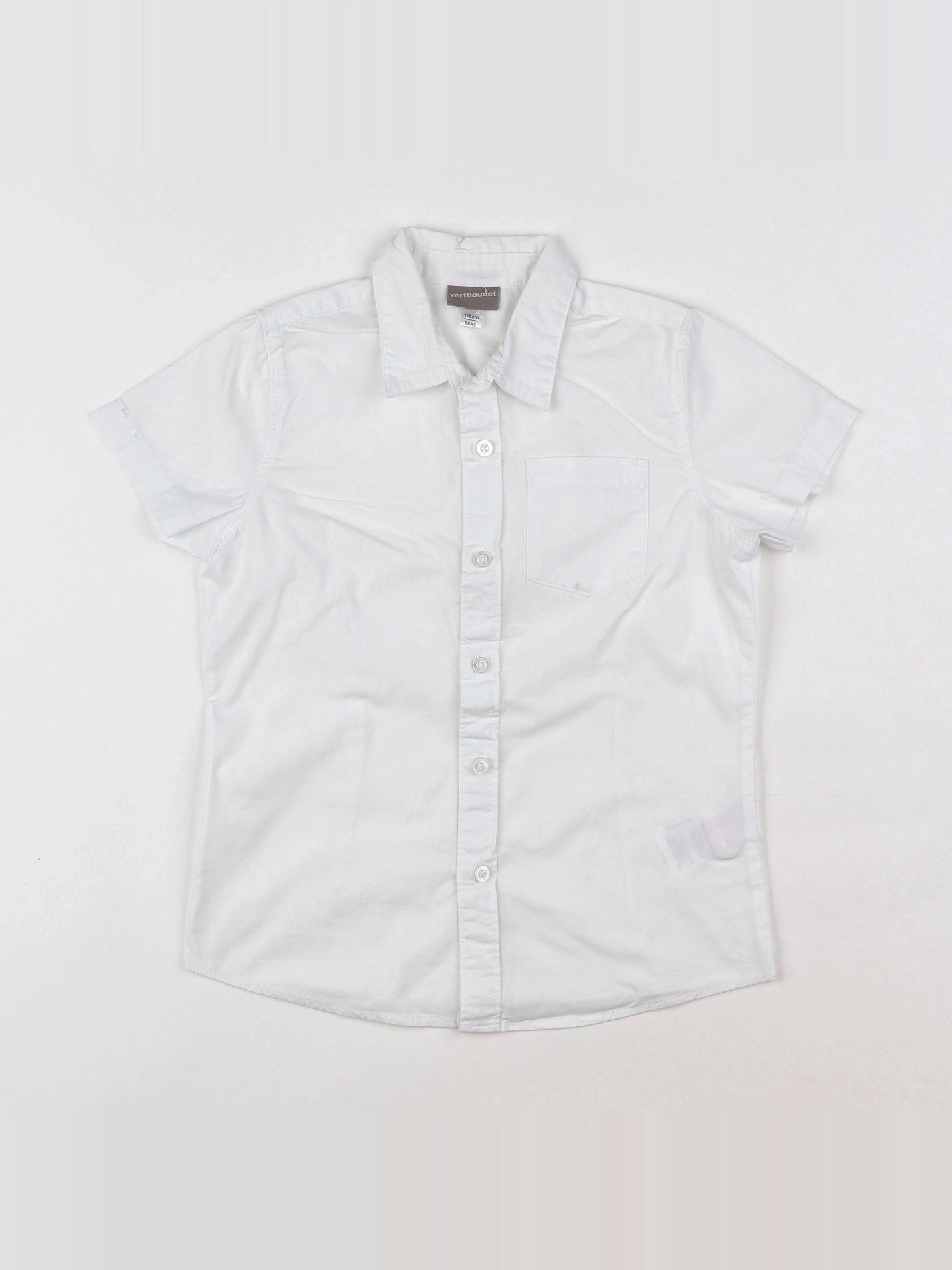 Vertbaudet - chemise blanc - 6 ans