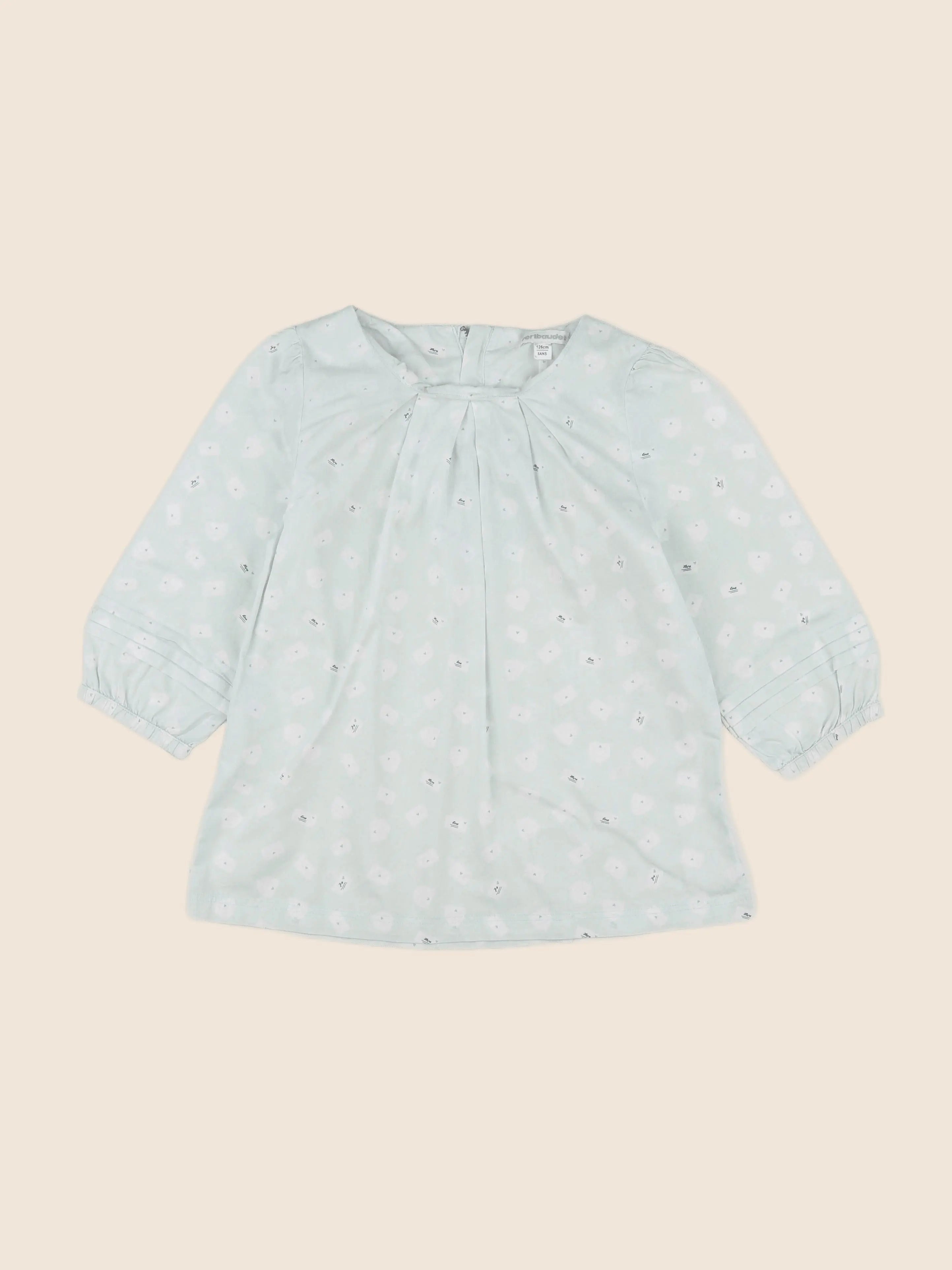 Vertbaudet - blouse vert - 8 ans