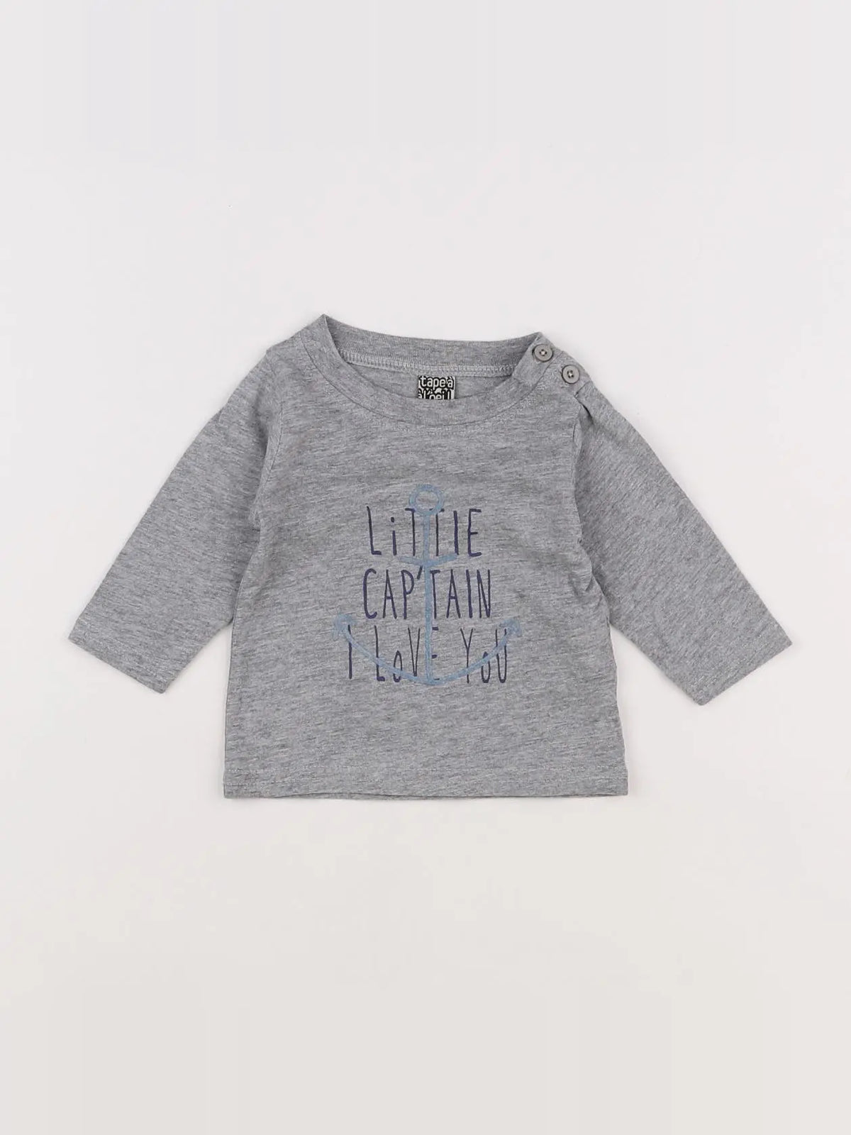 Tape à l'oeil - tee-shirt gris - 3 mois