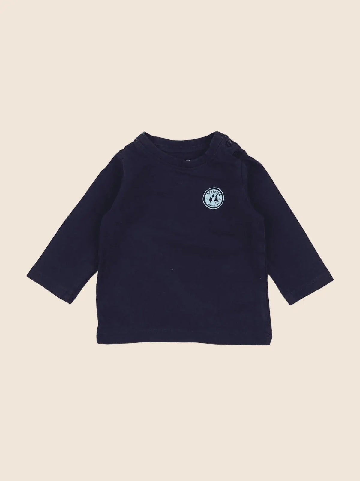 Vertbaudet - tee-shirt bleu - 6 mois