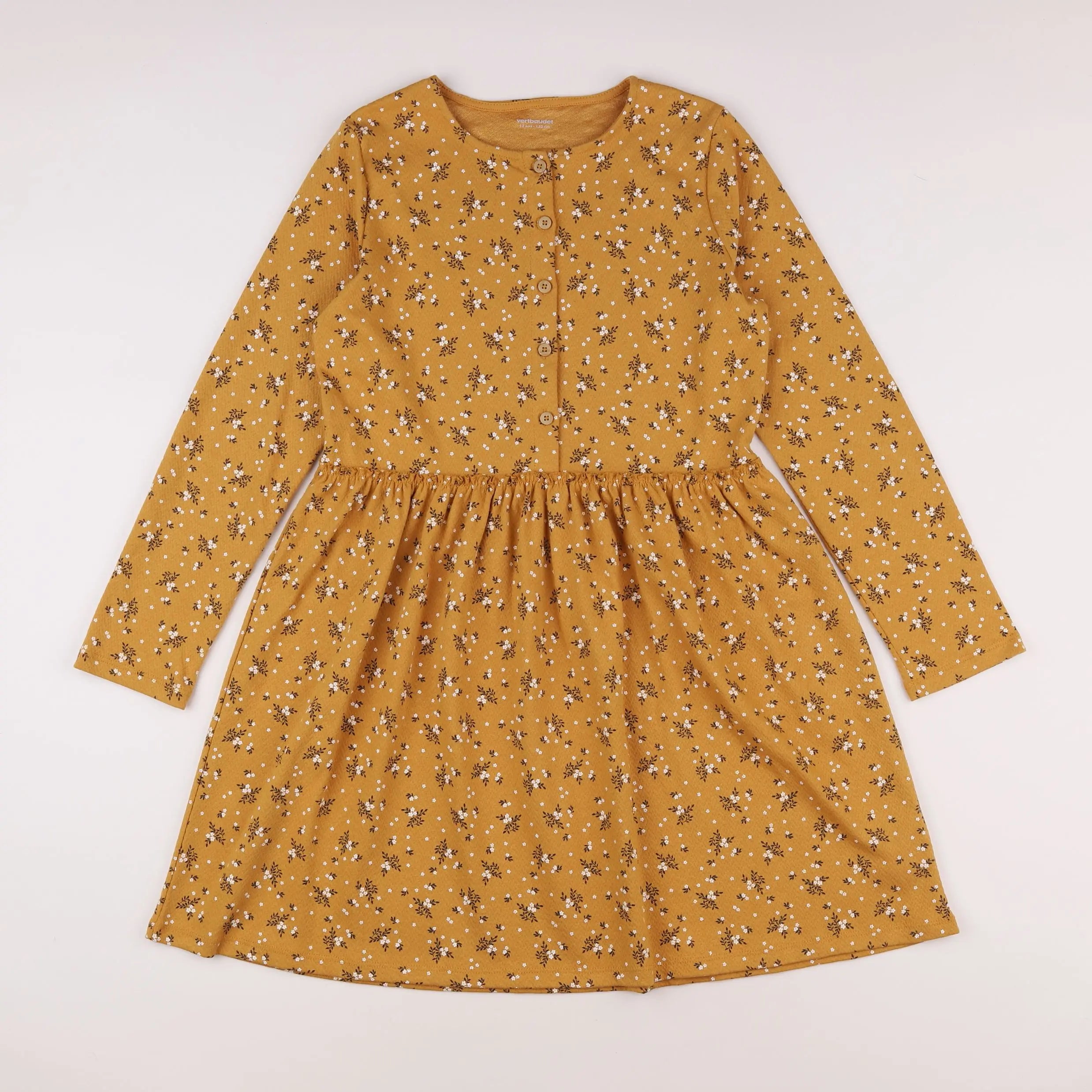 Vertbaudet - robe jaune - 12 ans
