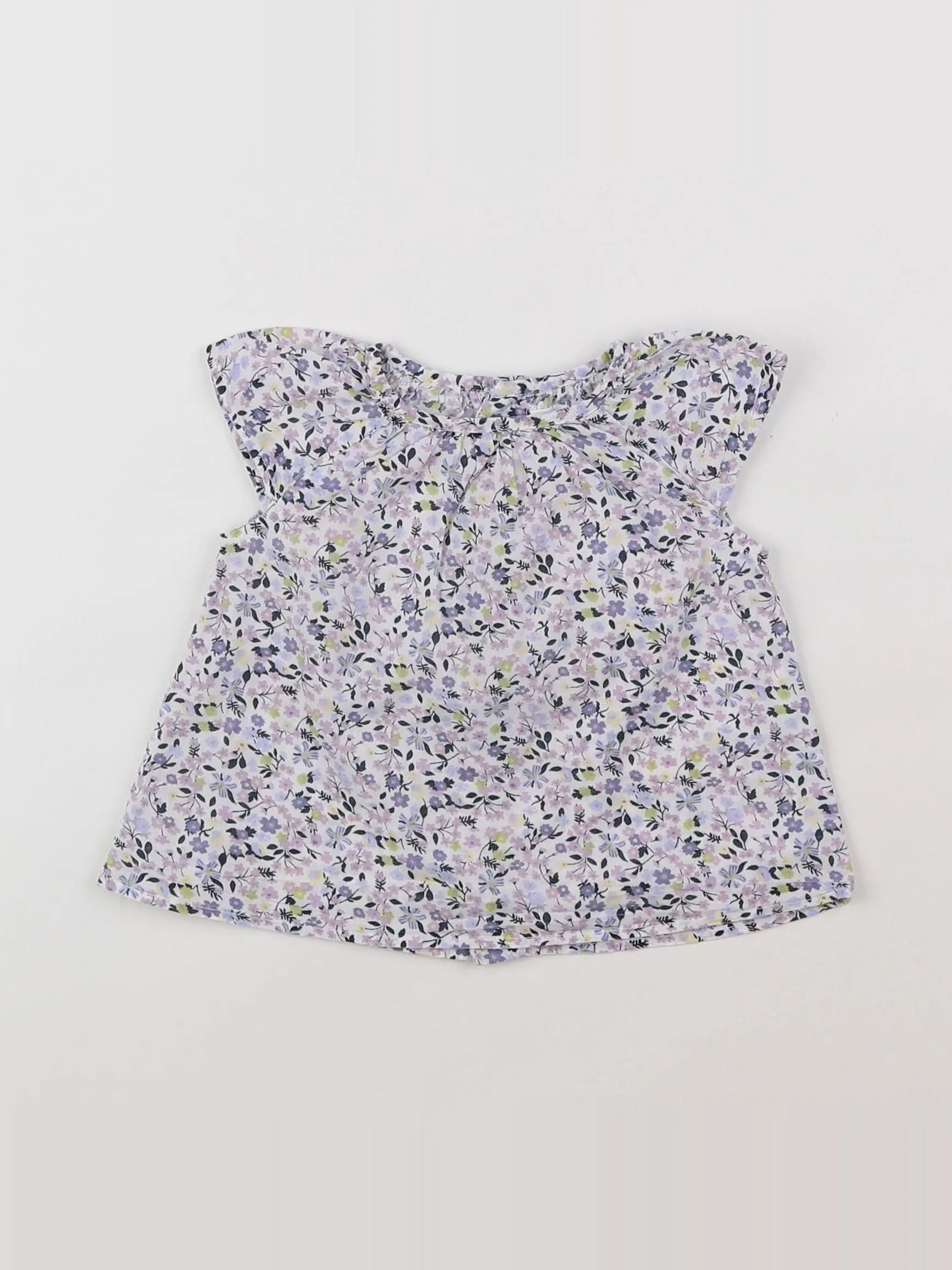 Boutchou - blouse multicolore - 6 mois