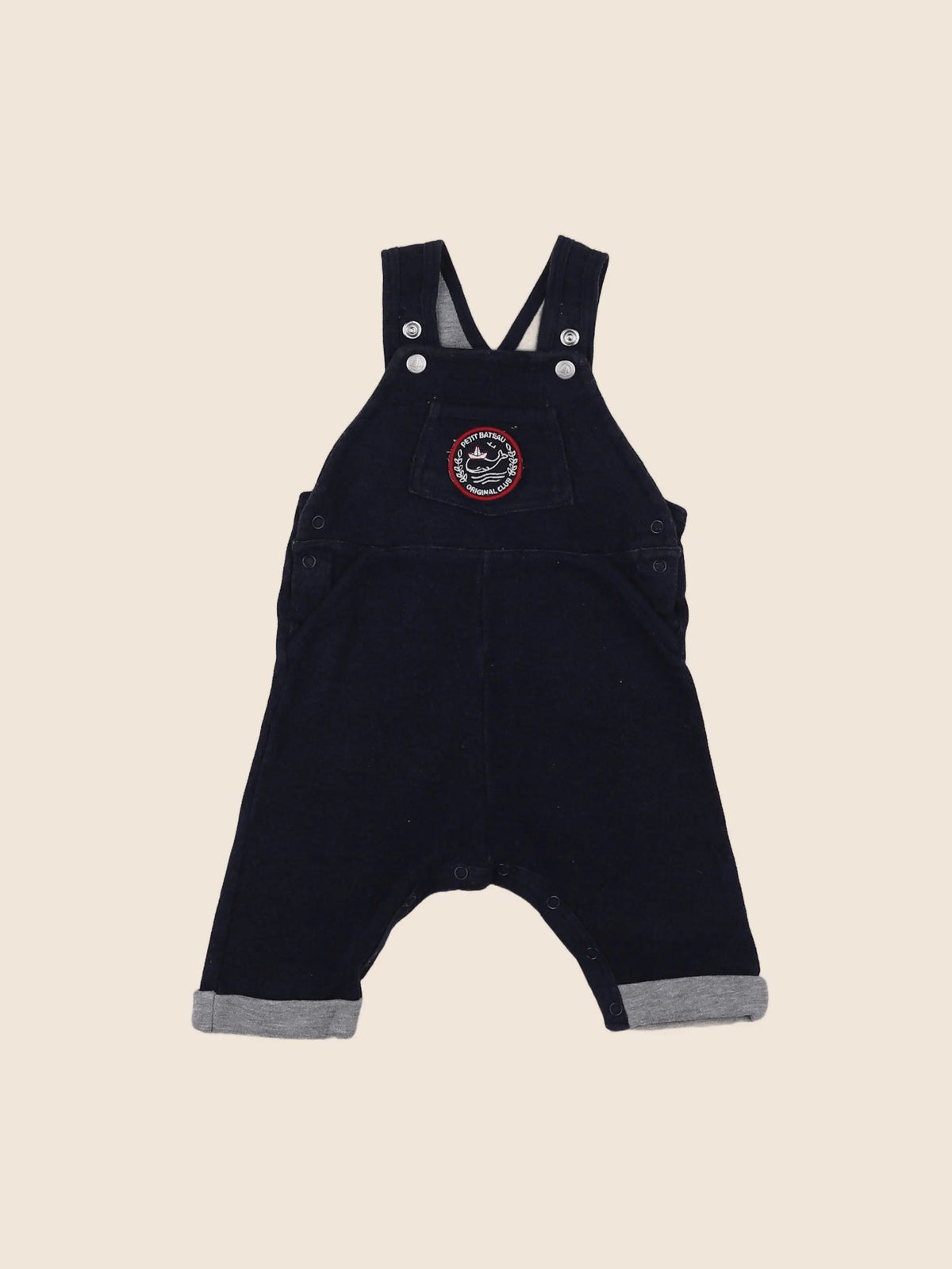 Petit Bateau - combinaison bleu - 3 mois