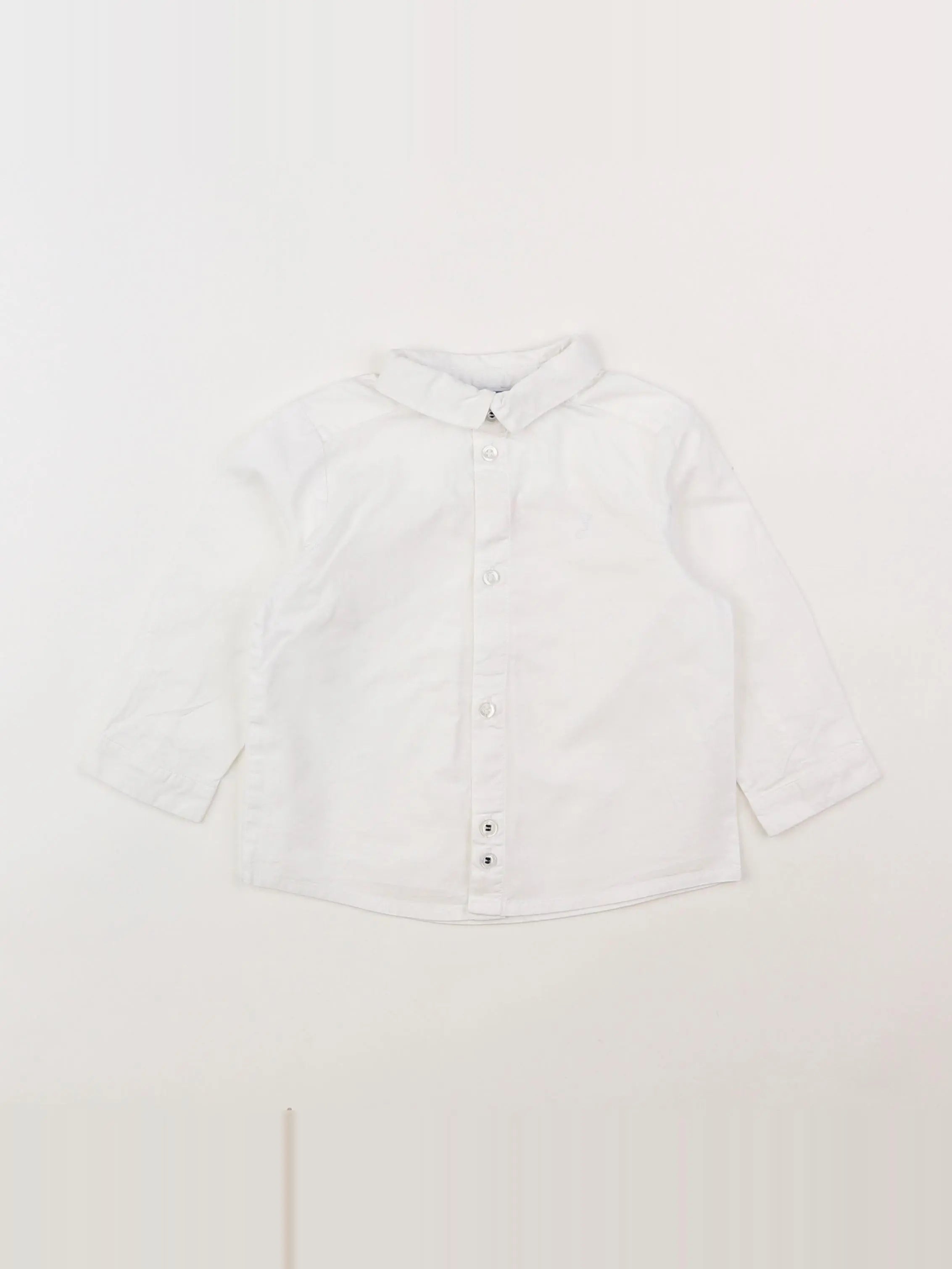Jacadi - chemise blanc - 12 mois