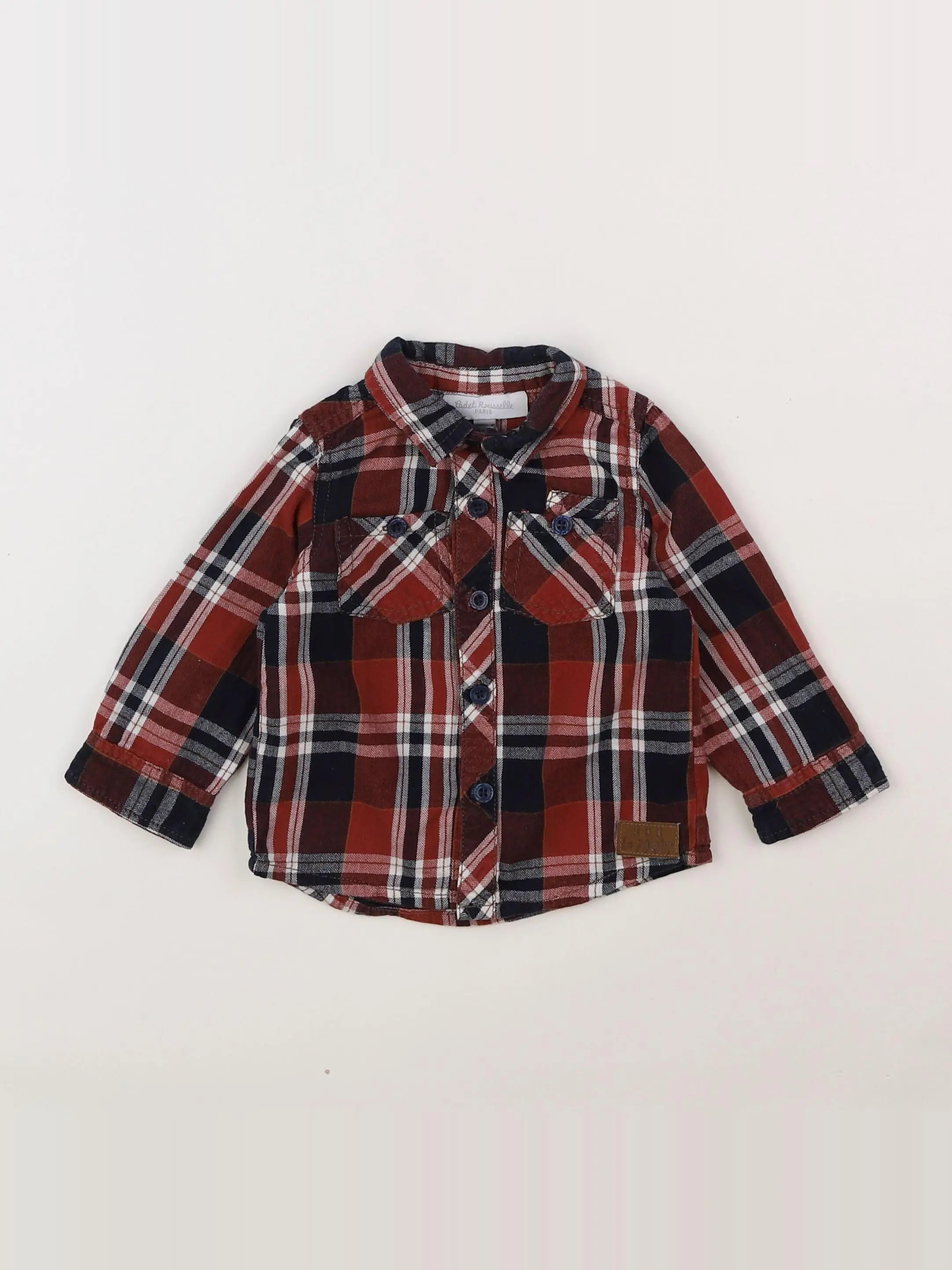Cadet Rousselle - chemise multicolore - 12 mois