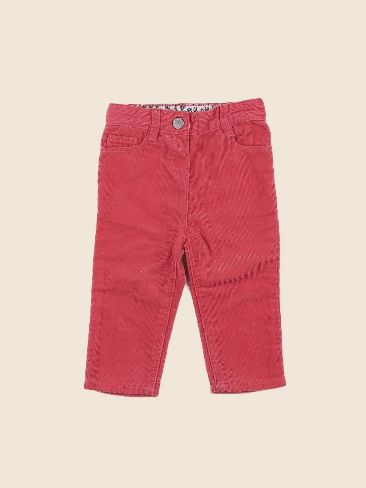 Cyrillus - pantalon rose - 9 mois