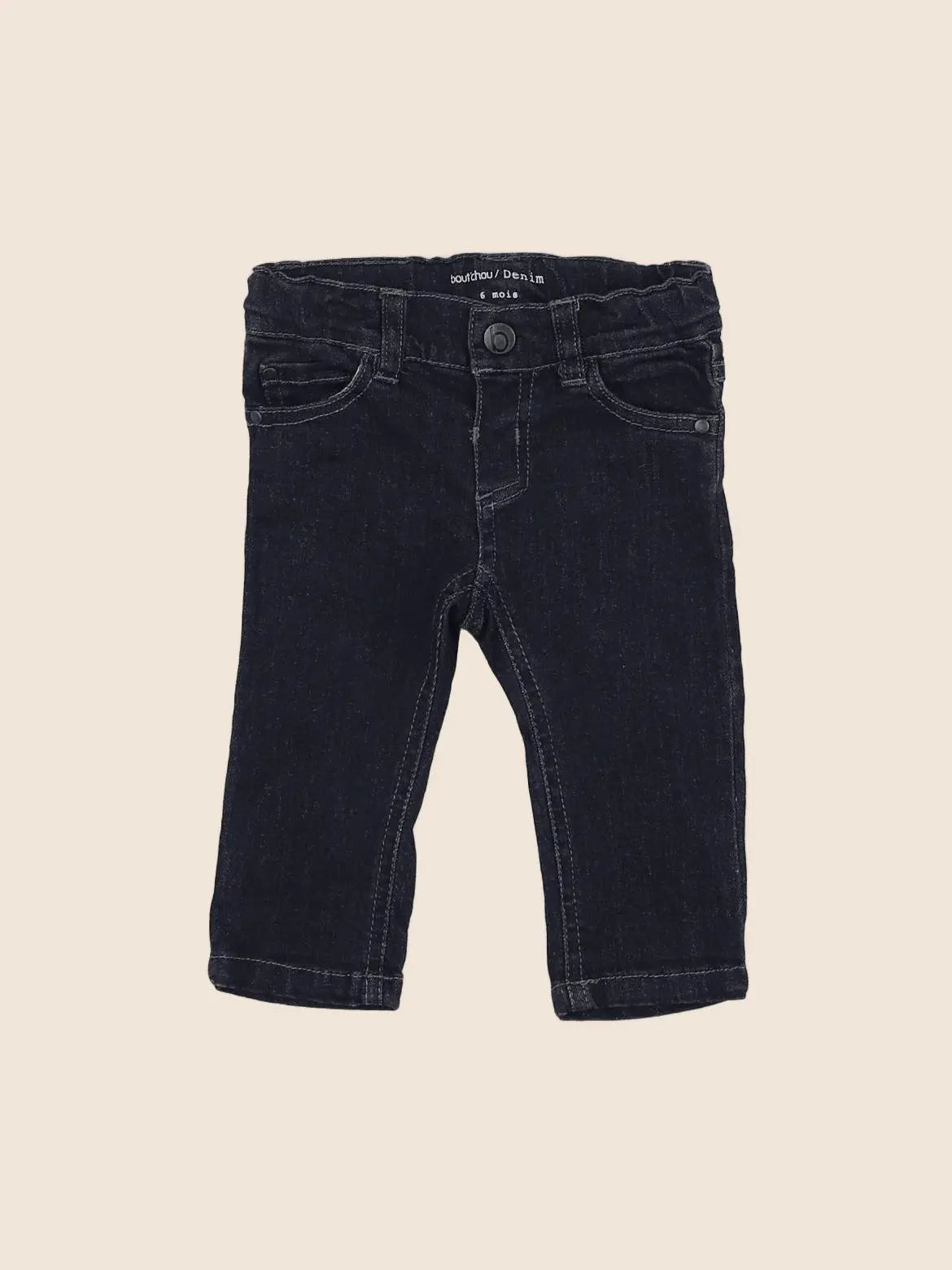 Boutchou - pantalon bleu - 6 mois