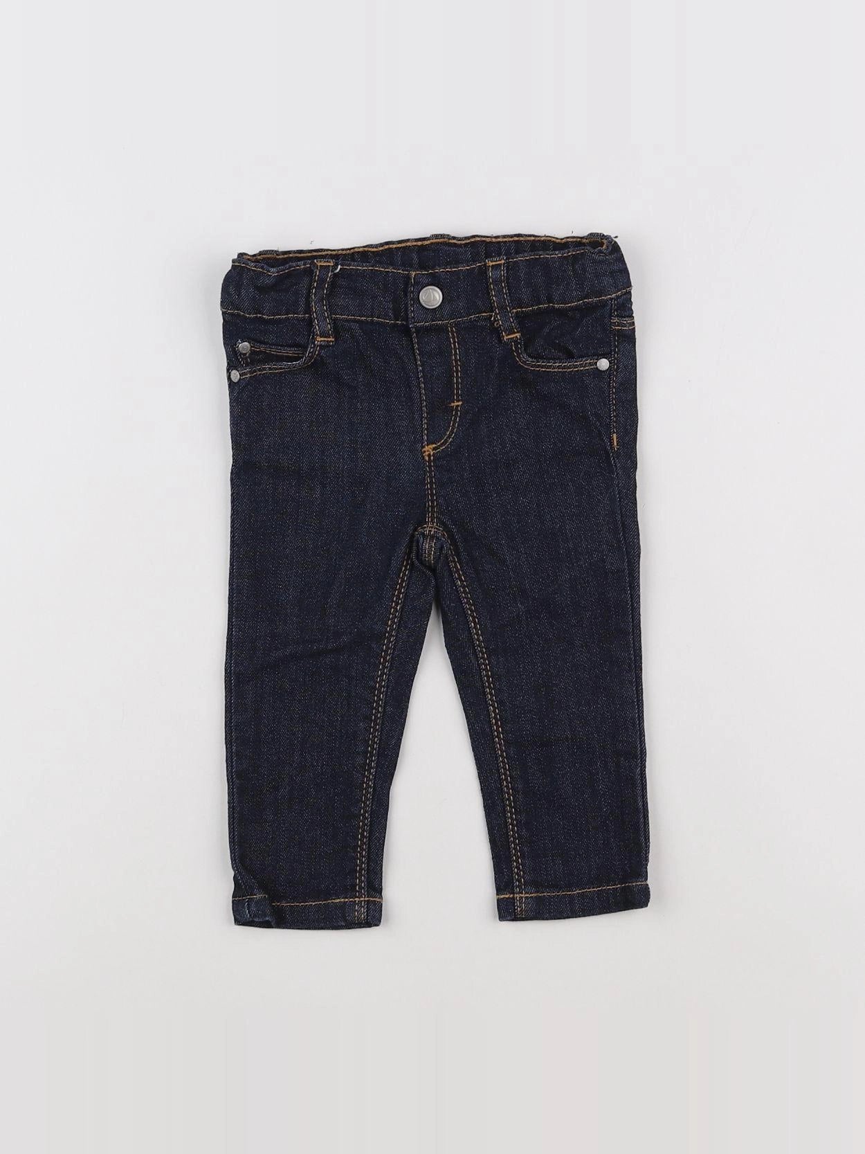 Petit Bateau - jean bleu - 6 mois