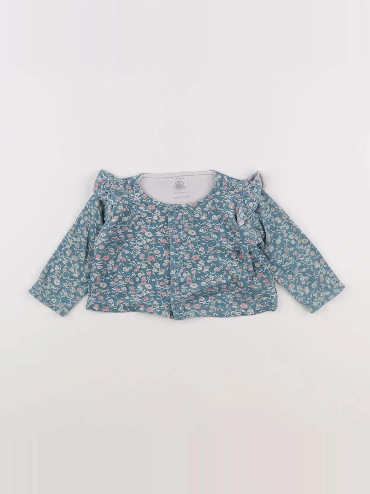 Petit Bateau - sweat multicolore - 12 mois