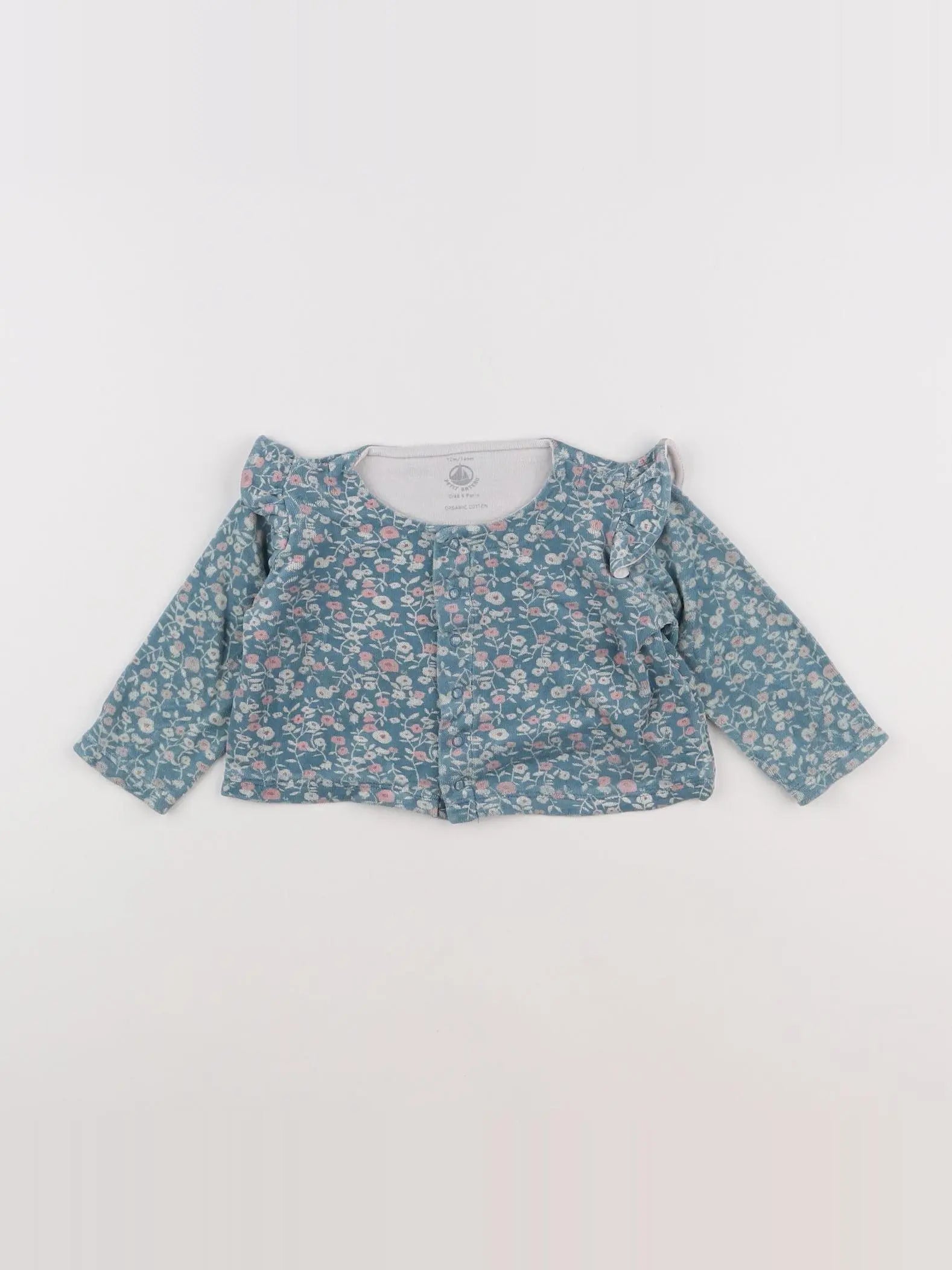 Petit Bateau - sweat multicolore - 12 mois