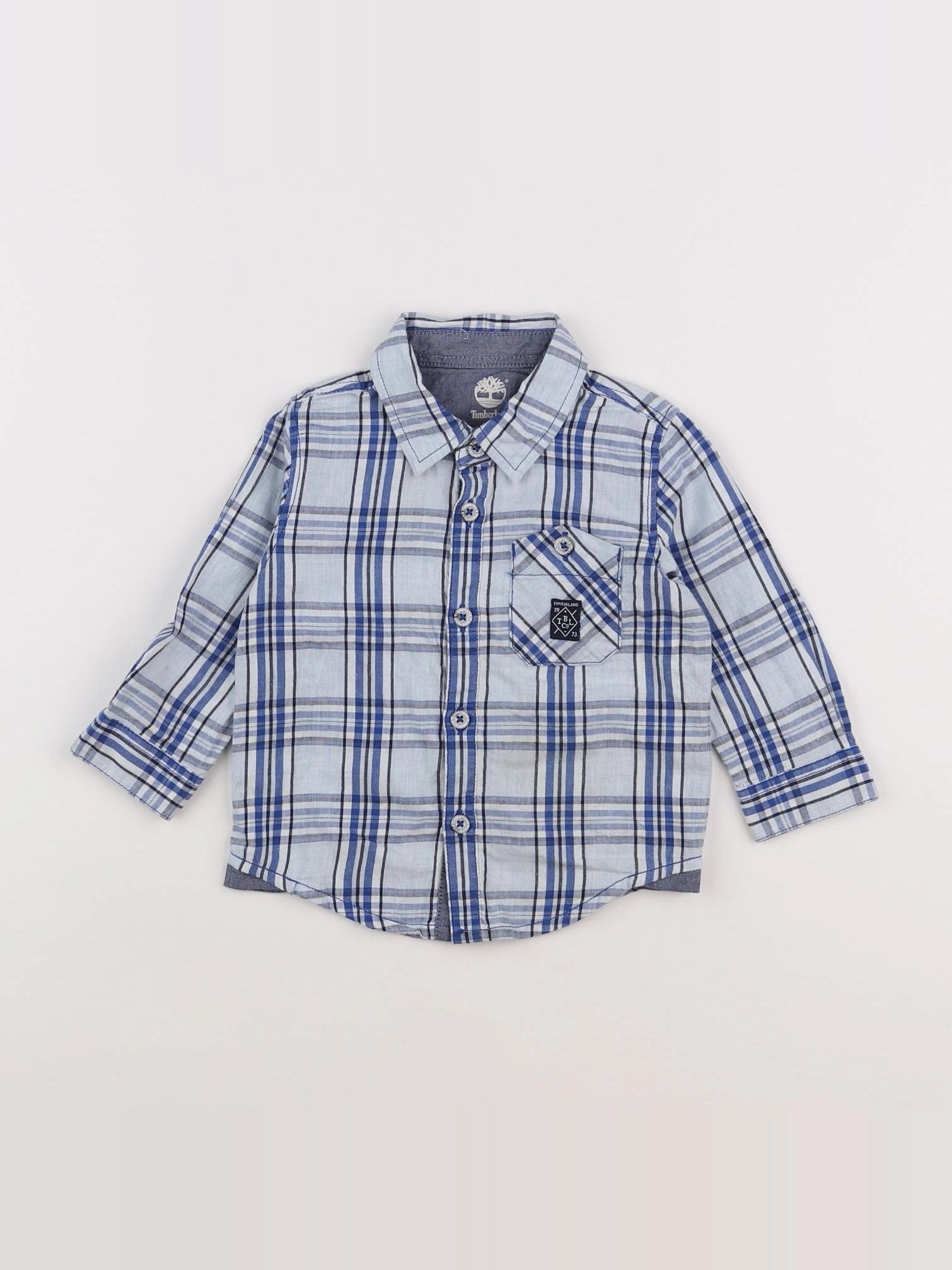 Timberland - chemise bleu - 12 mois