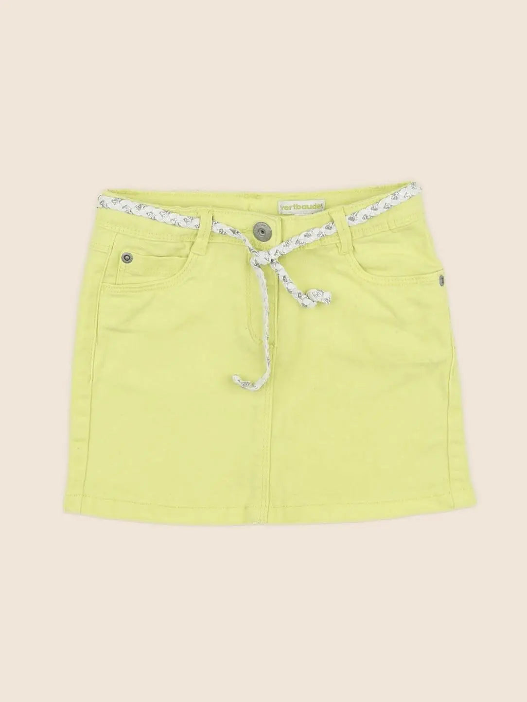Vertbaudet - jupe jaune - 5 ans