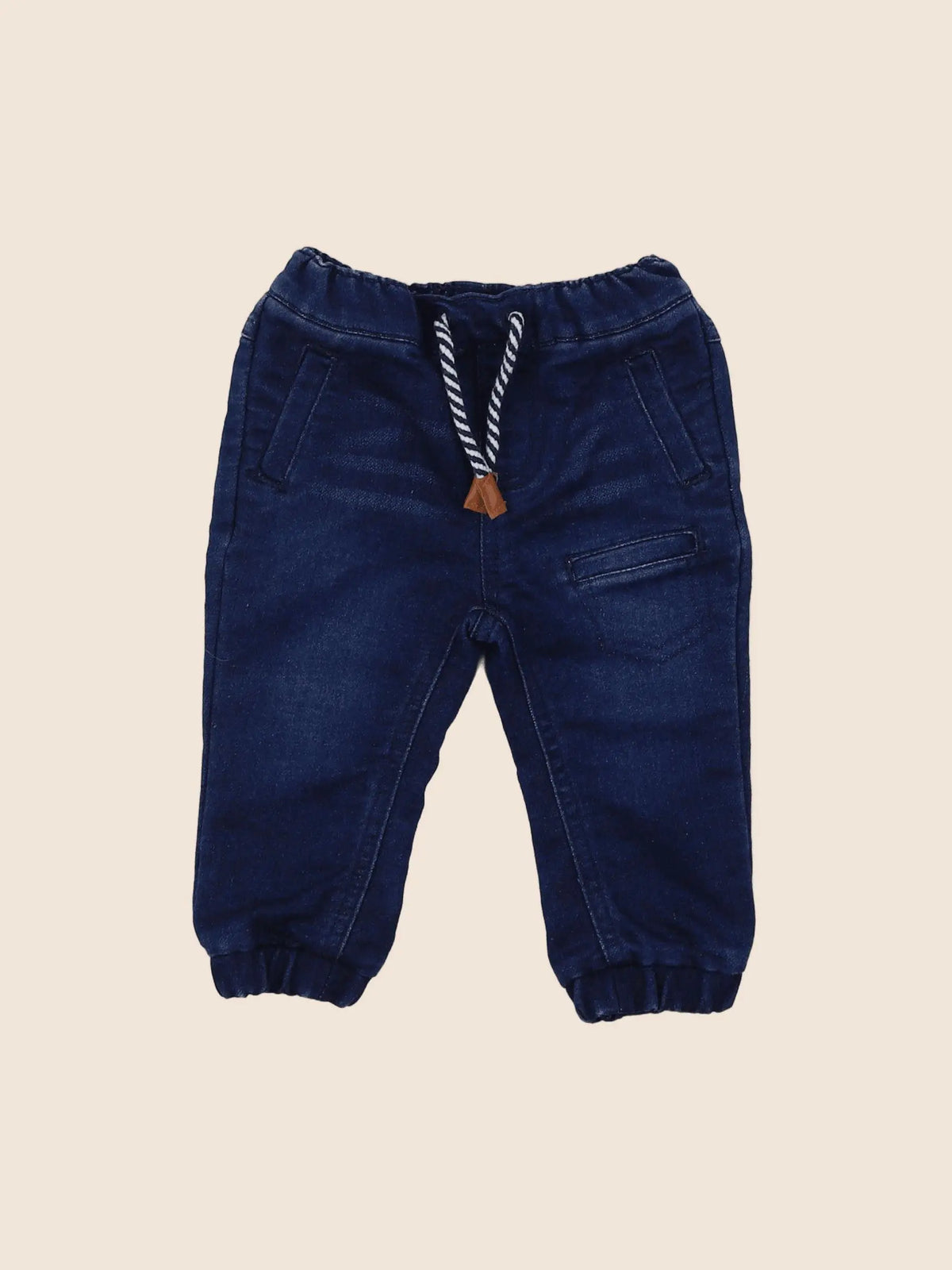 Vertbaudet - pantalon bleu - 6 mois