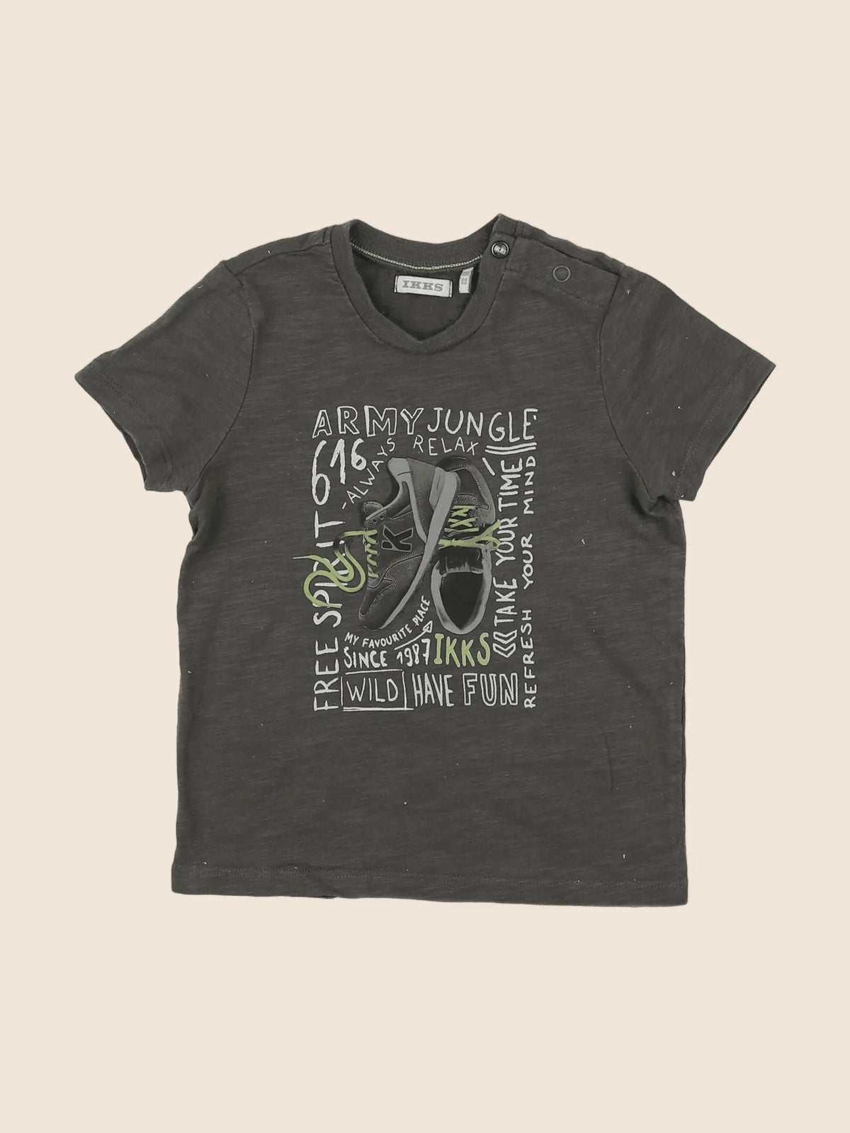 IKKS - tee-shirt vert - 18 mois