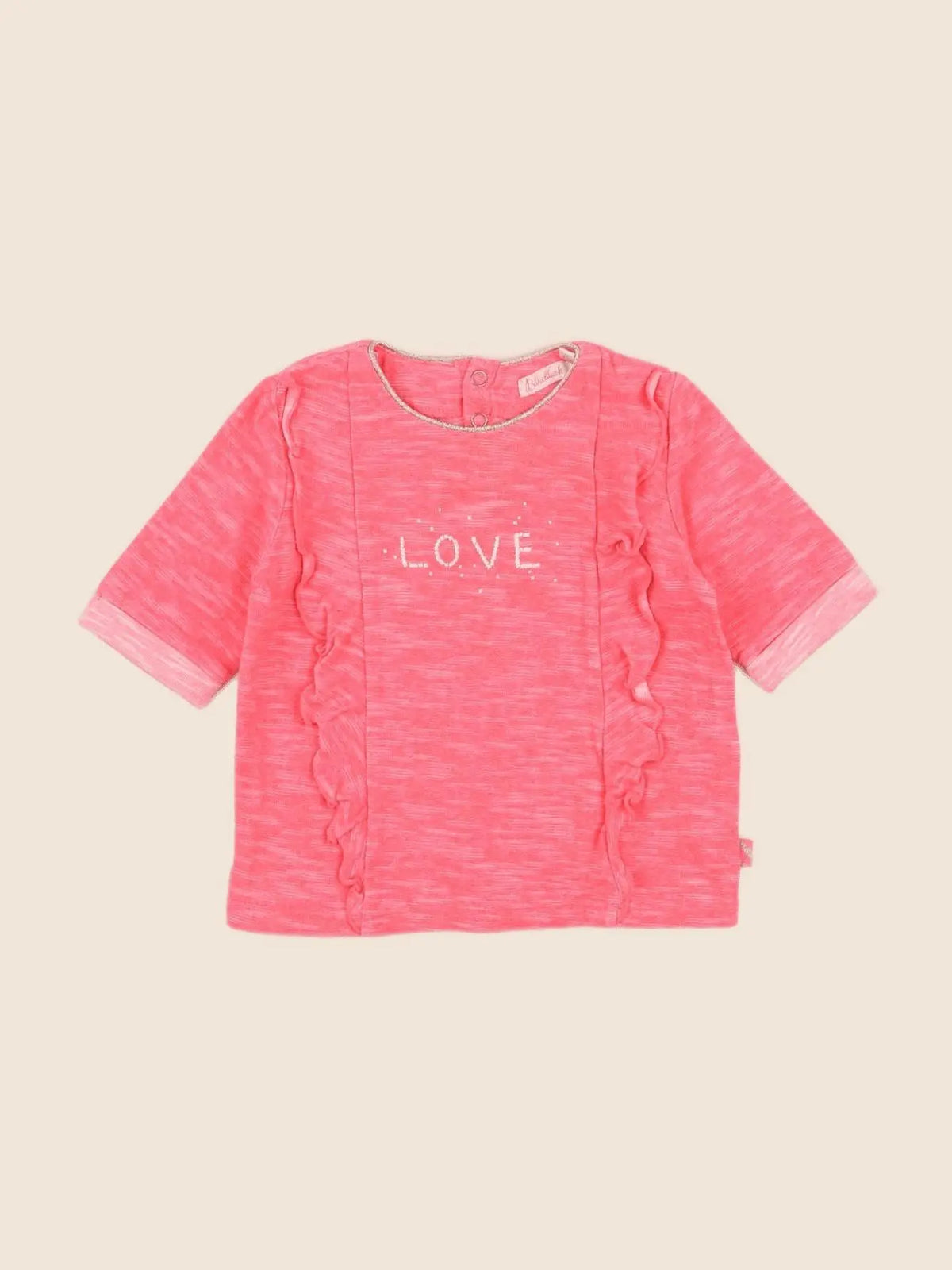 Billie Blush - tee-shirt rose fluo - 12 mois