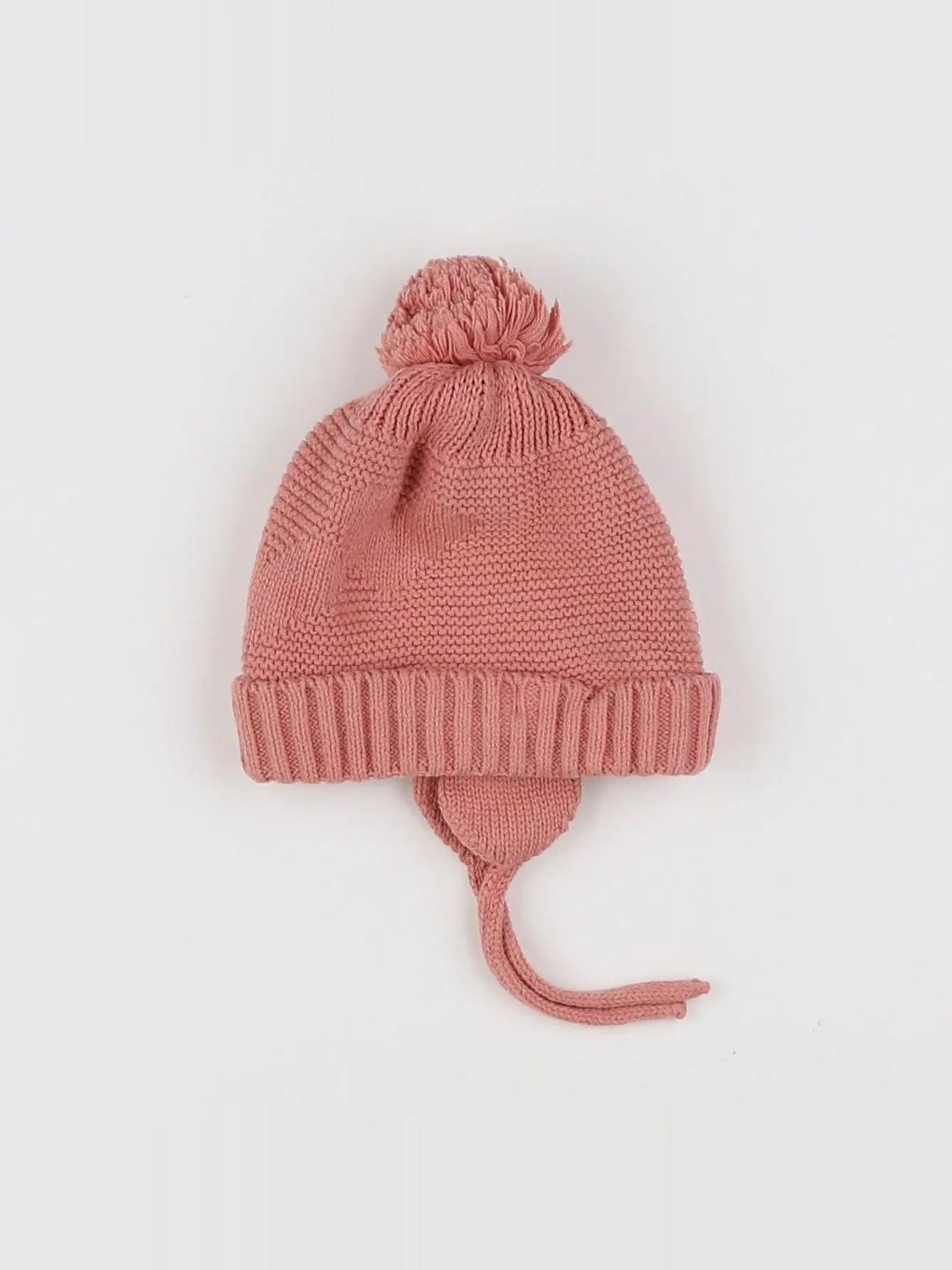 Vertbaudet - bonnet rose - 3/6 mois