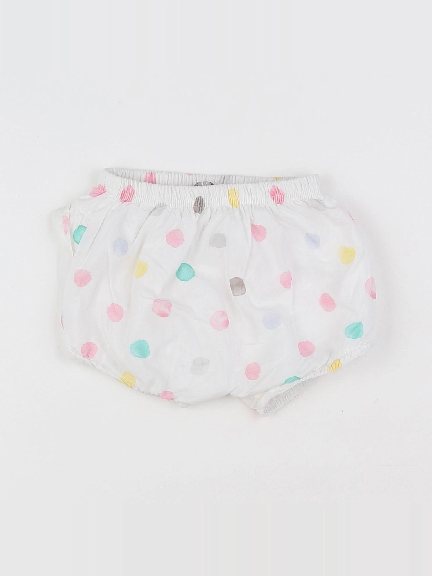 Absorba - bloomer blanc - 12 mois