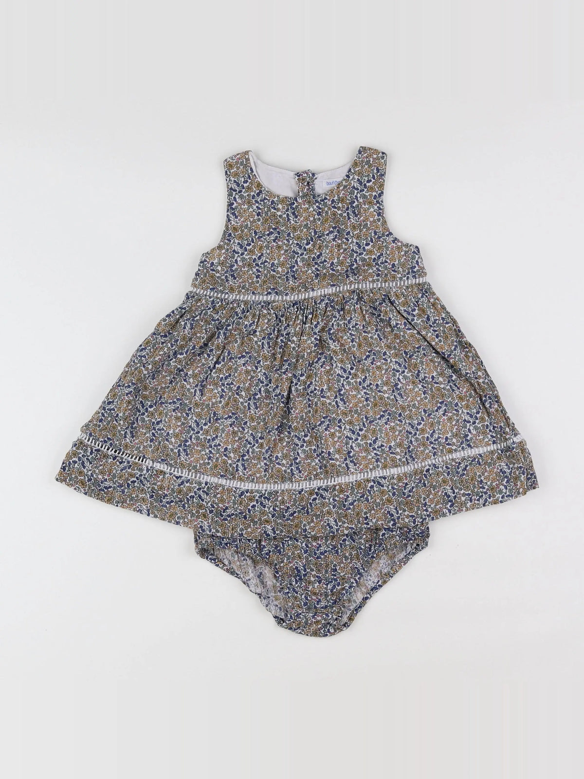 Boutchou - robe bleu - 12 mois