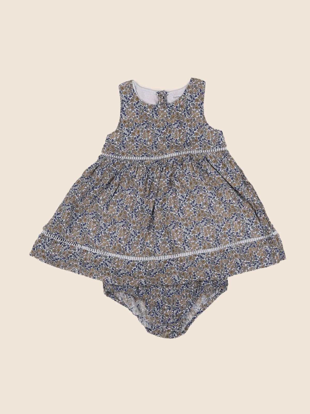 Boutchou - robe bleu - 12 mois