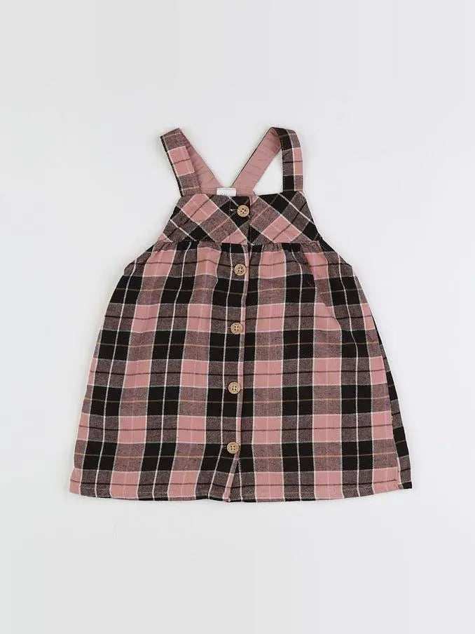 H&M - robe rose - 12 mois