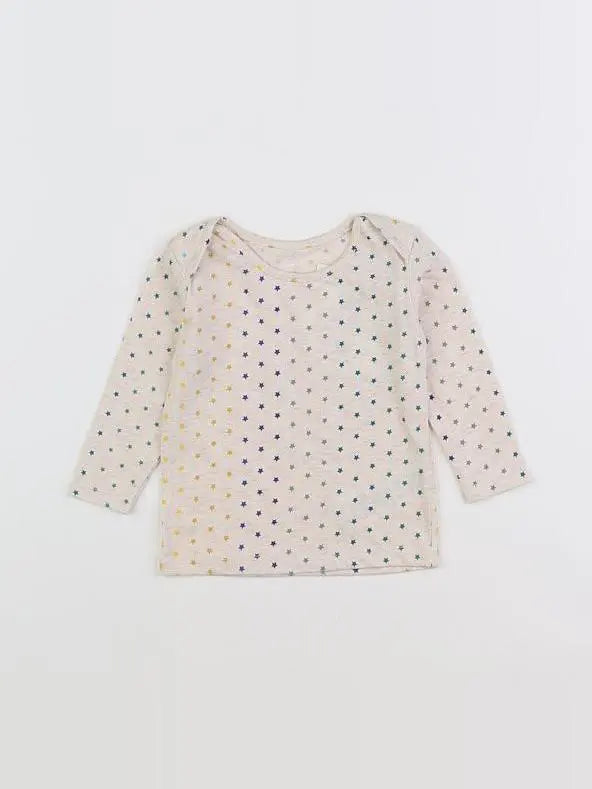 Bonton - maillot de corps beige - 6 mois