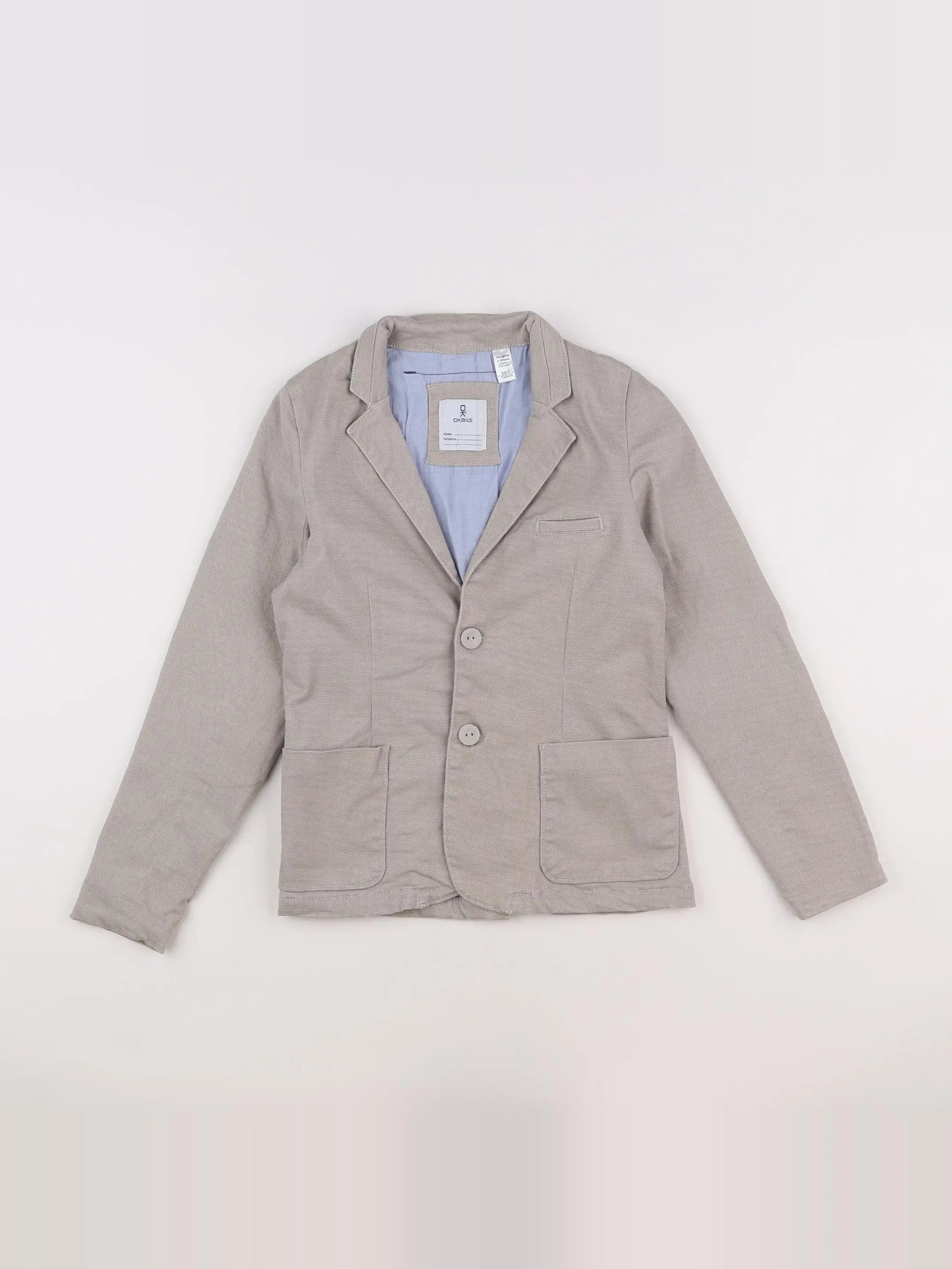 Okaidi - veste beige - 8/9 ans