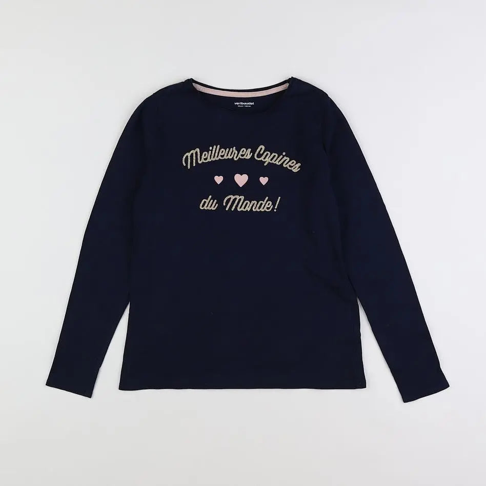 Vertbaudet - tee-shirt bleu - 10 ans