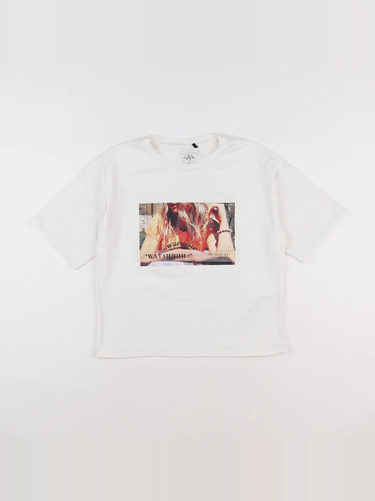 IKKS - tee-shirt blanc - 10 ans