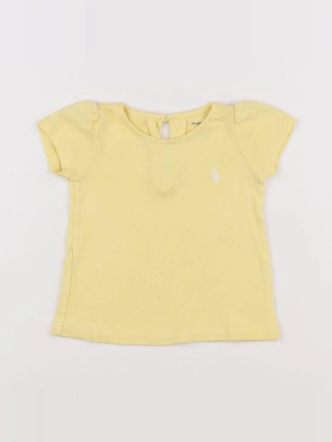 Ralph Lauren - tee-shirt jaune - 9 mois