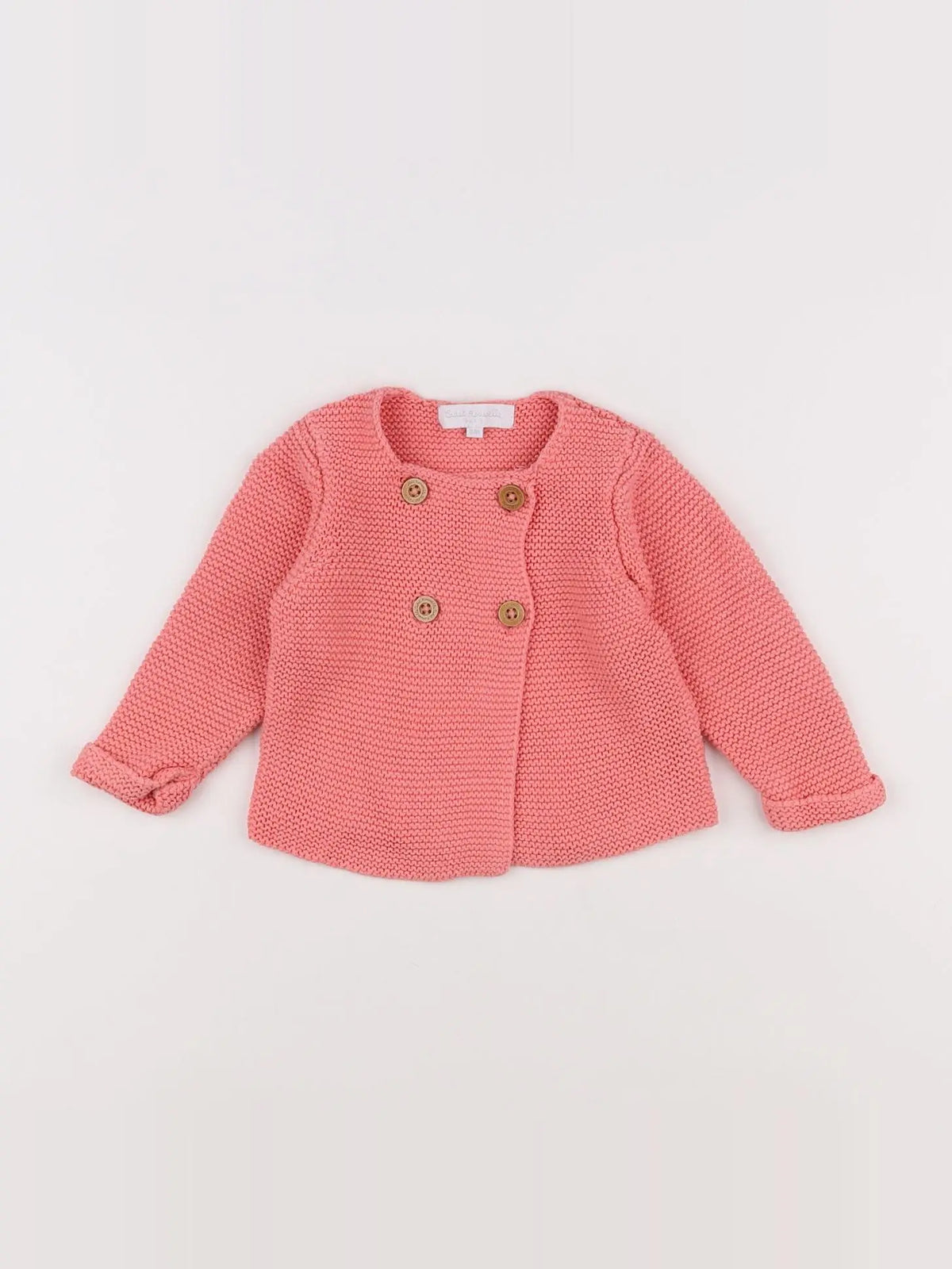 Cadet Rousselle - gilet orange - 6 mois