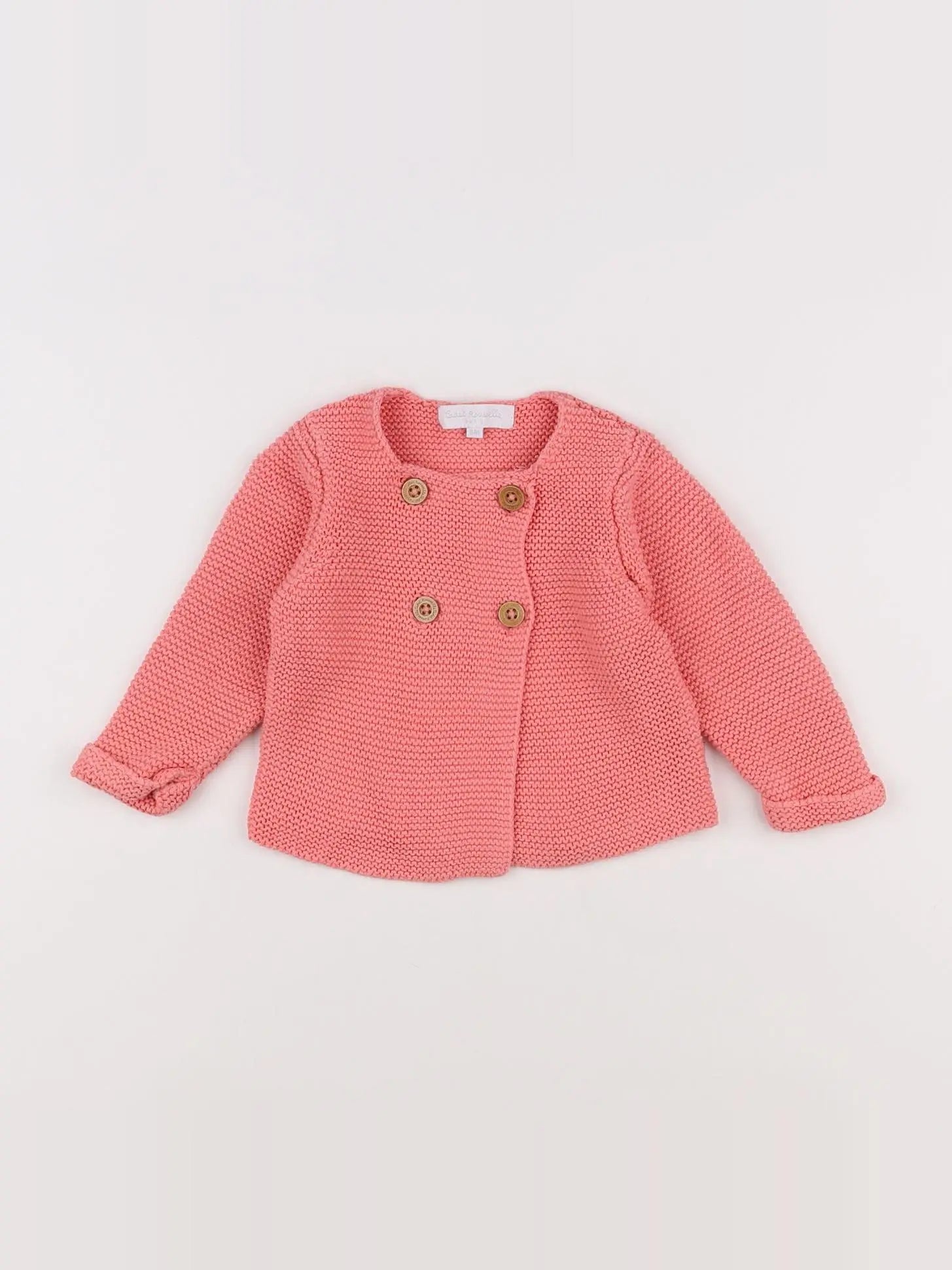 Cadet Rousselle - gilet orange - 6 mois