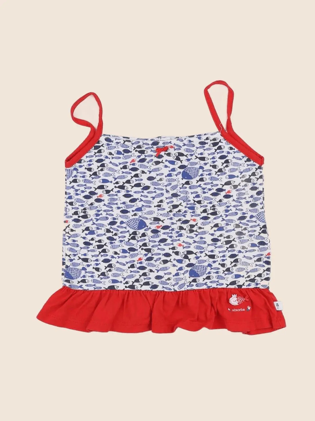 Absorba - débardeur bleu, rouge - 9 mois