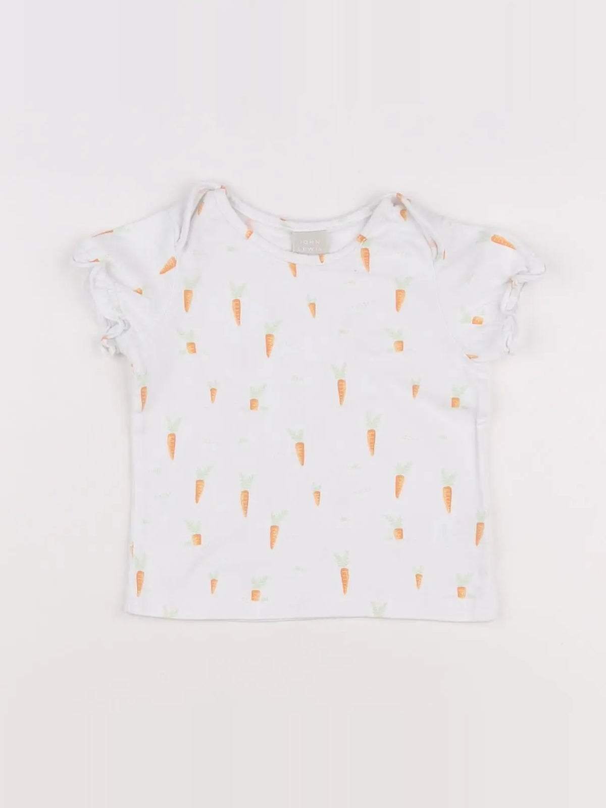 John Lewis - maillot de corps blanc - 9/12 mois