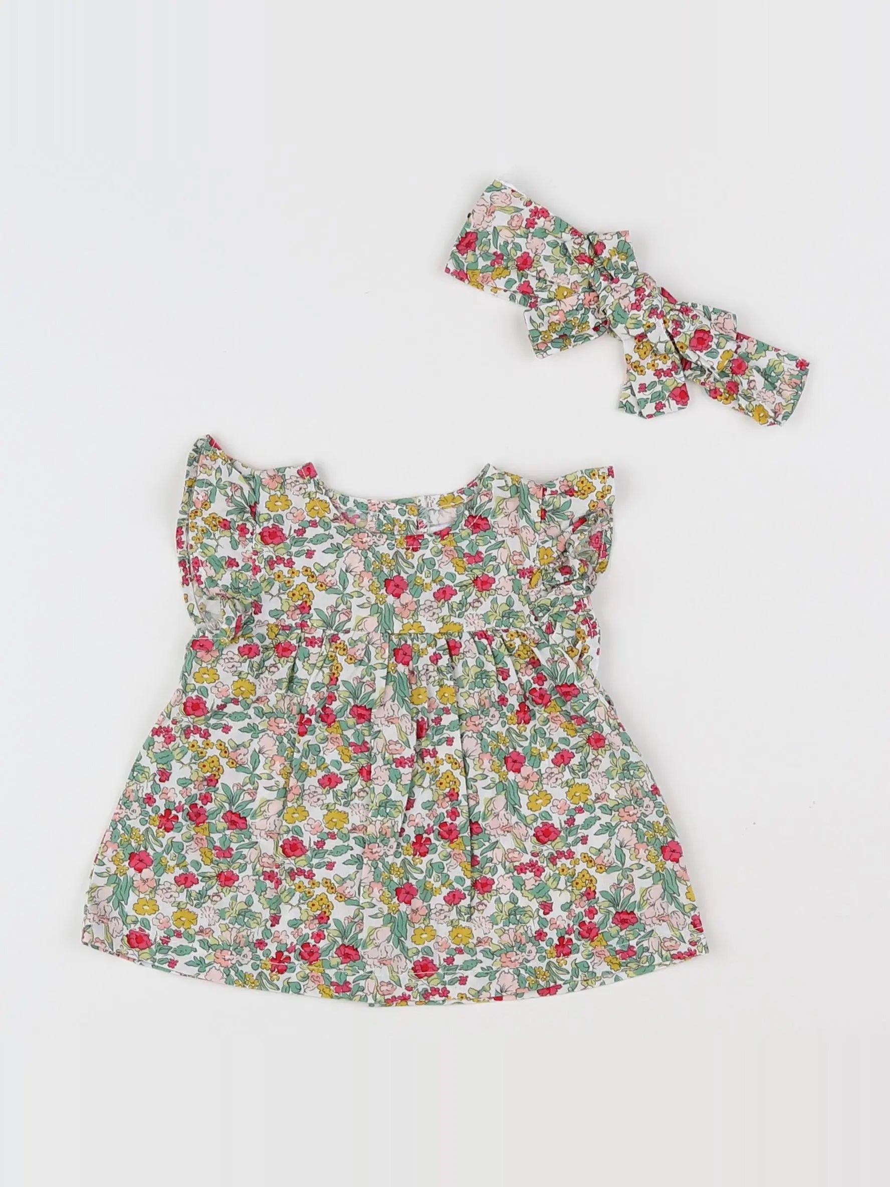 Vertbaudet - ensemble multicolore - 3 mois