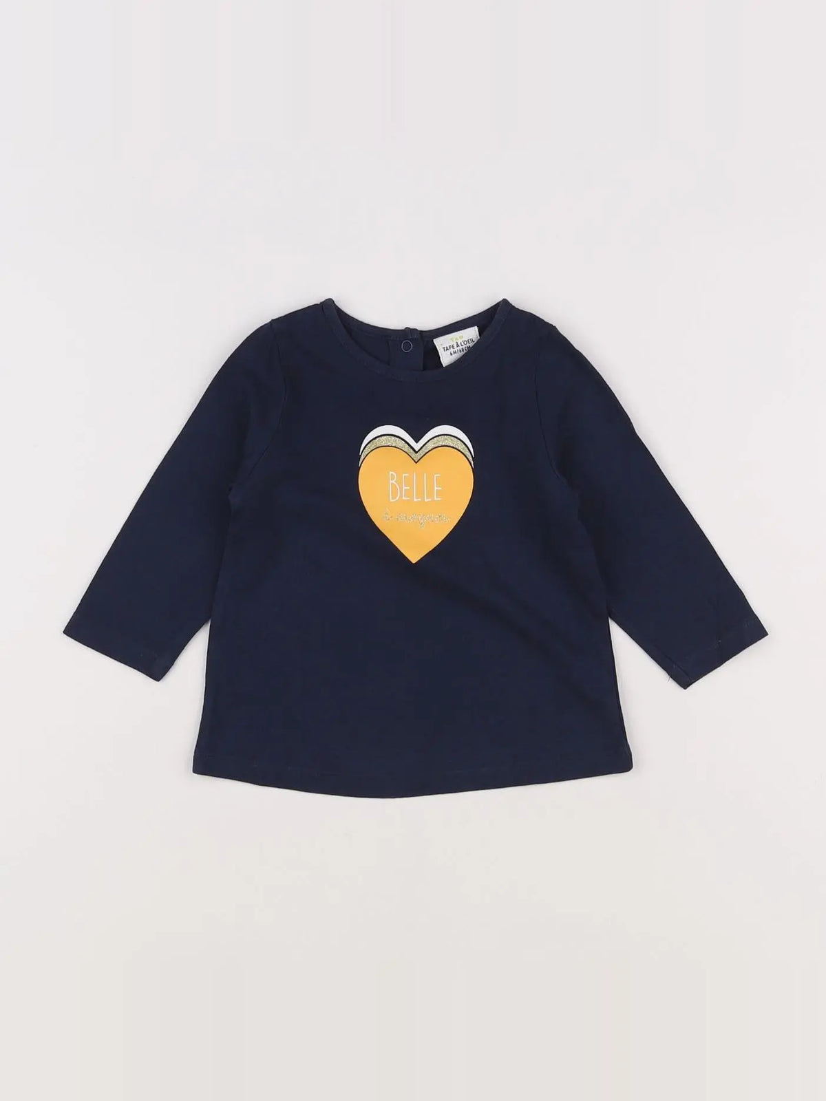 Tape à l'oeil - tee-shirt bleu - 6 mois