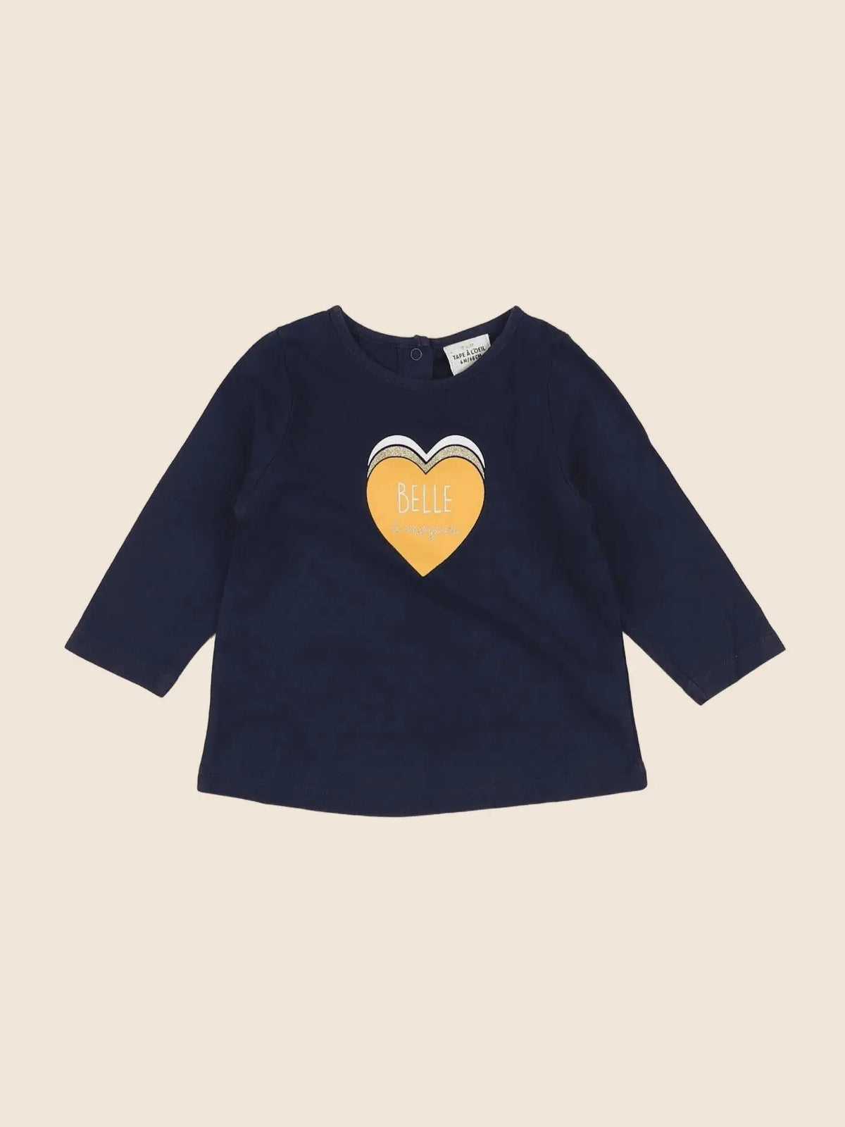 Tape à l'oeil - tee-shirt bleu - 6 mois