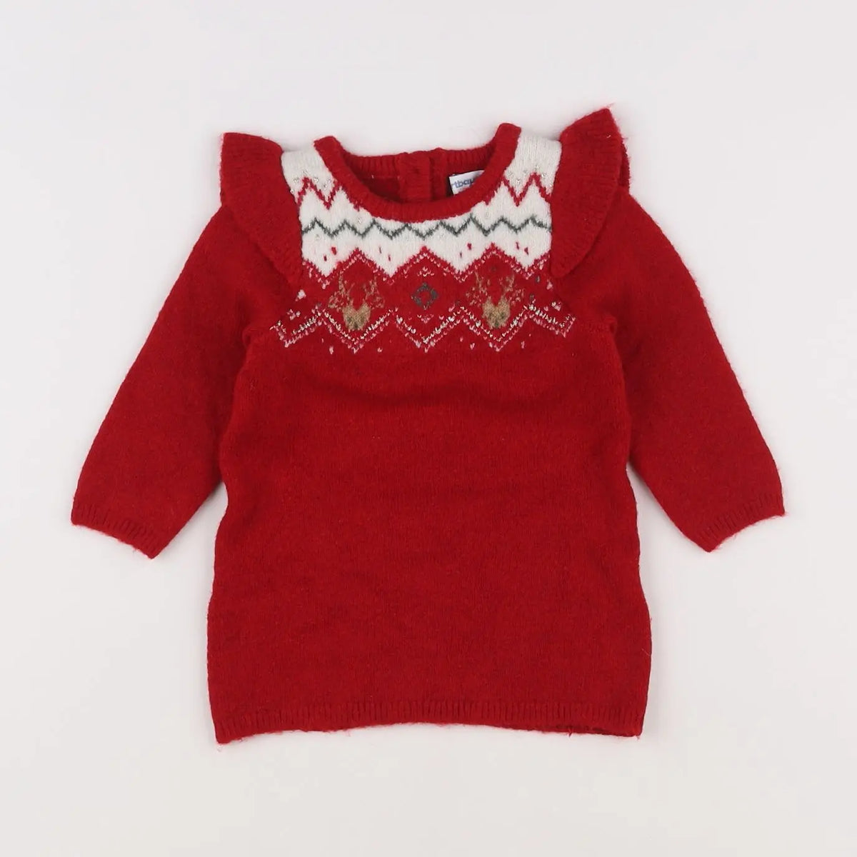 Vertbaudet - robe rouge - 6 mois