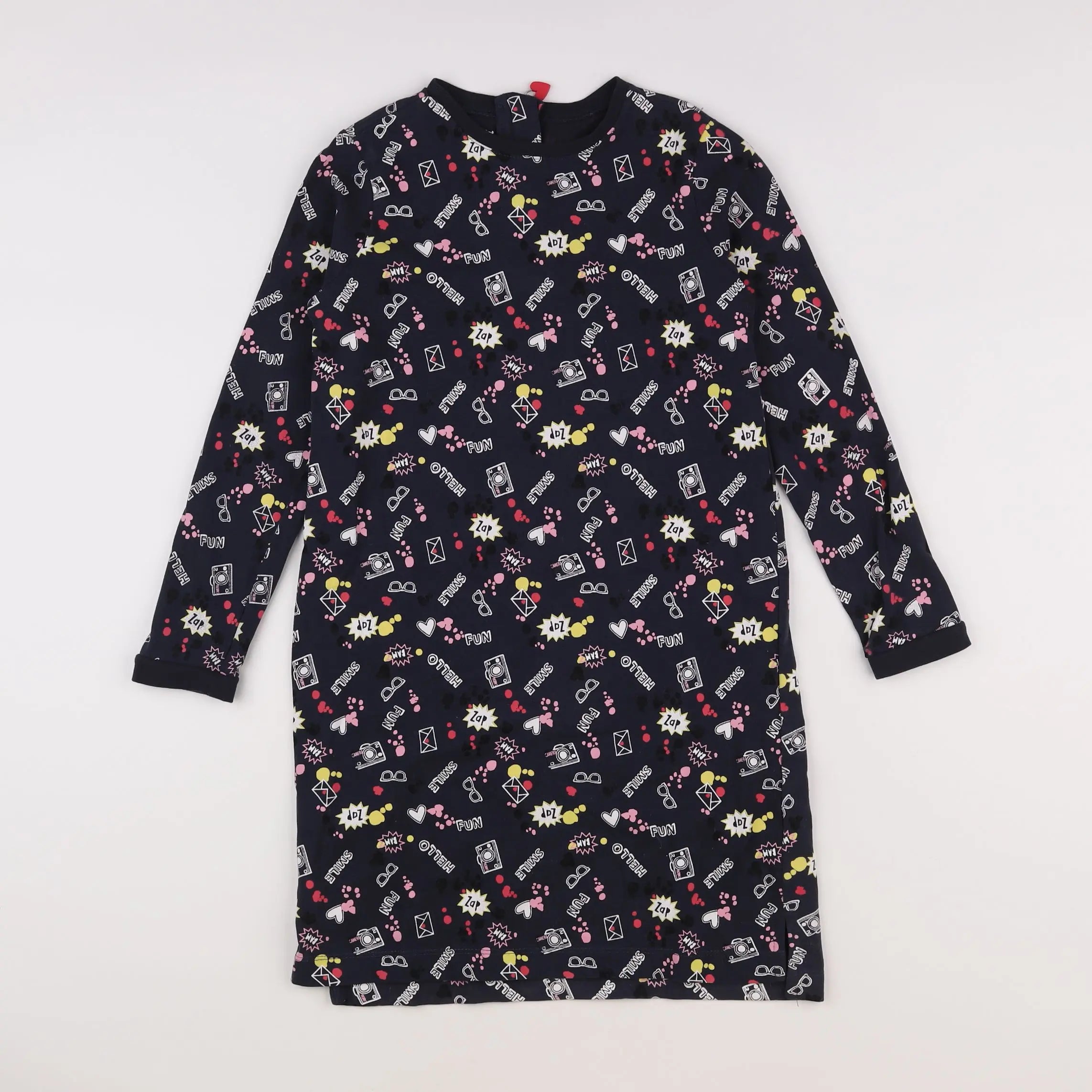 Vertbaudet - robe gris - 10 ans